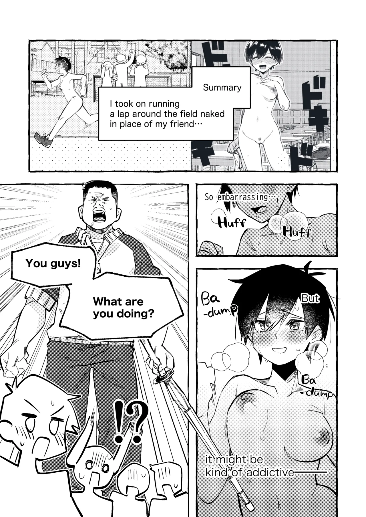 [tsuru] The Black-Haired Woman Who Cheerfully Accepts Her Friend’s Full-Nude Penalty 1-2 [English] numero di immagine  5