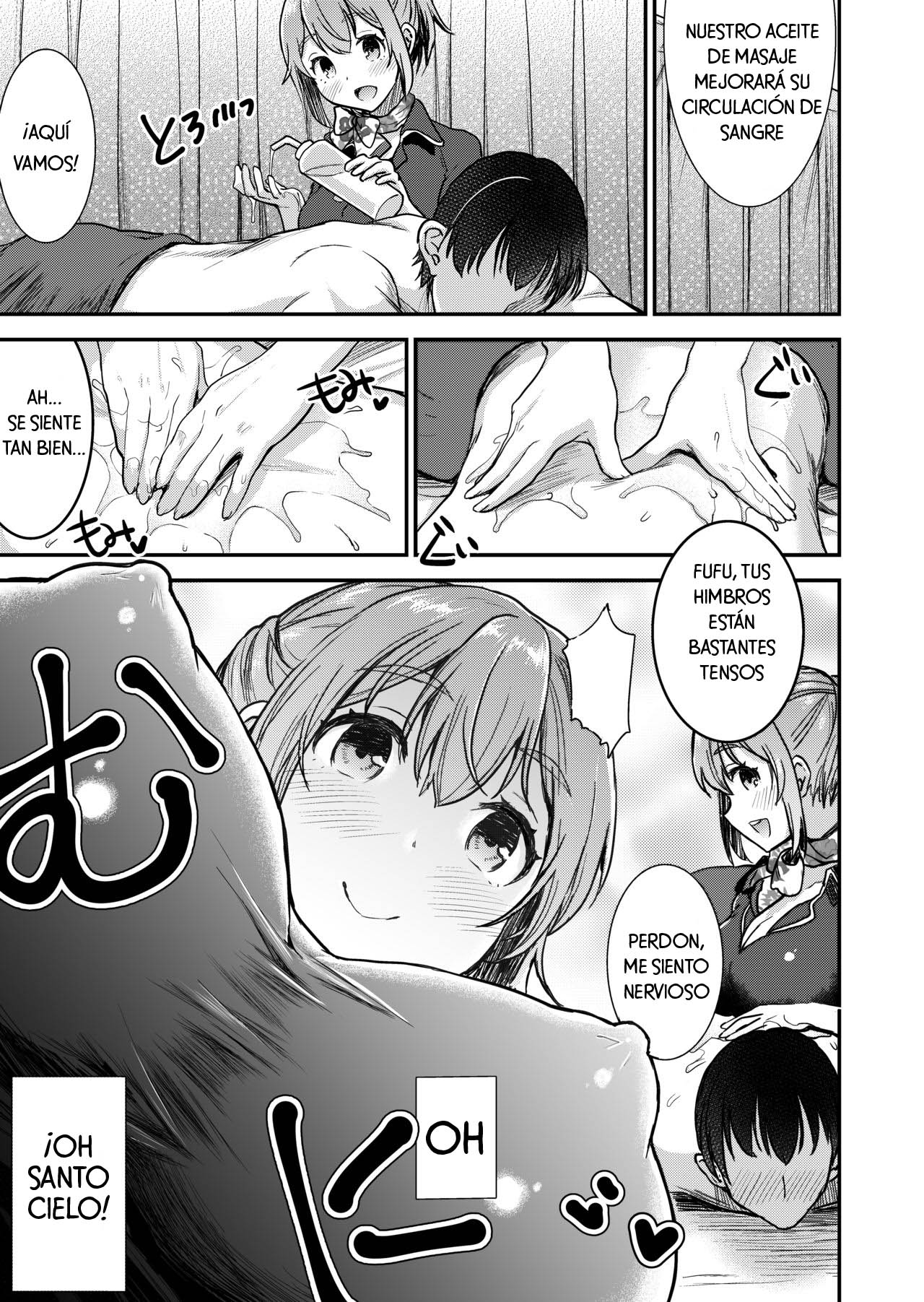 [Otabe Dynamites (Otabe Sakura)] 148cm No Bra & Kyonyuu Therapist to Micchaku H [Spanish] [ZeroPoser] [Digital] изображение № 4