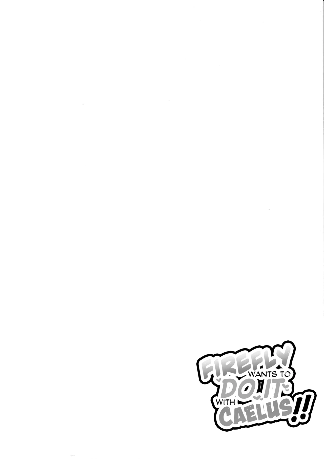 (C105) [Navy Blue (Kagura Nanaki)] Firefly wa Caelus to ○○ Shitai!! | Firefly Wants to Do It With Caelus!! (Honkai: Star Rail) [English] [head empty] 图片编号 3