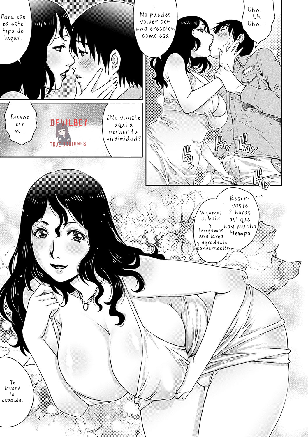 [Yanagawa Rio] Mama Soap (Onedari Bijukujo) [Spanish] [Digital] Bildnummer 7