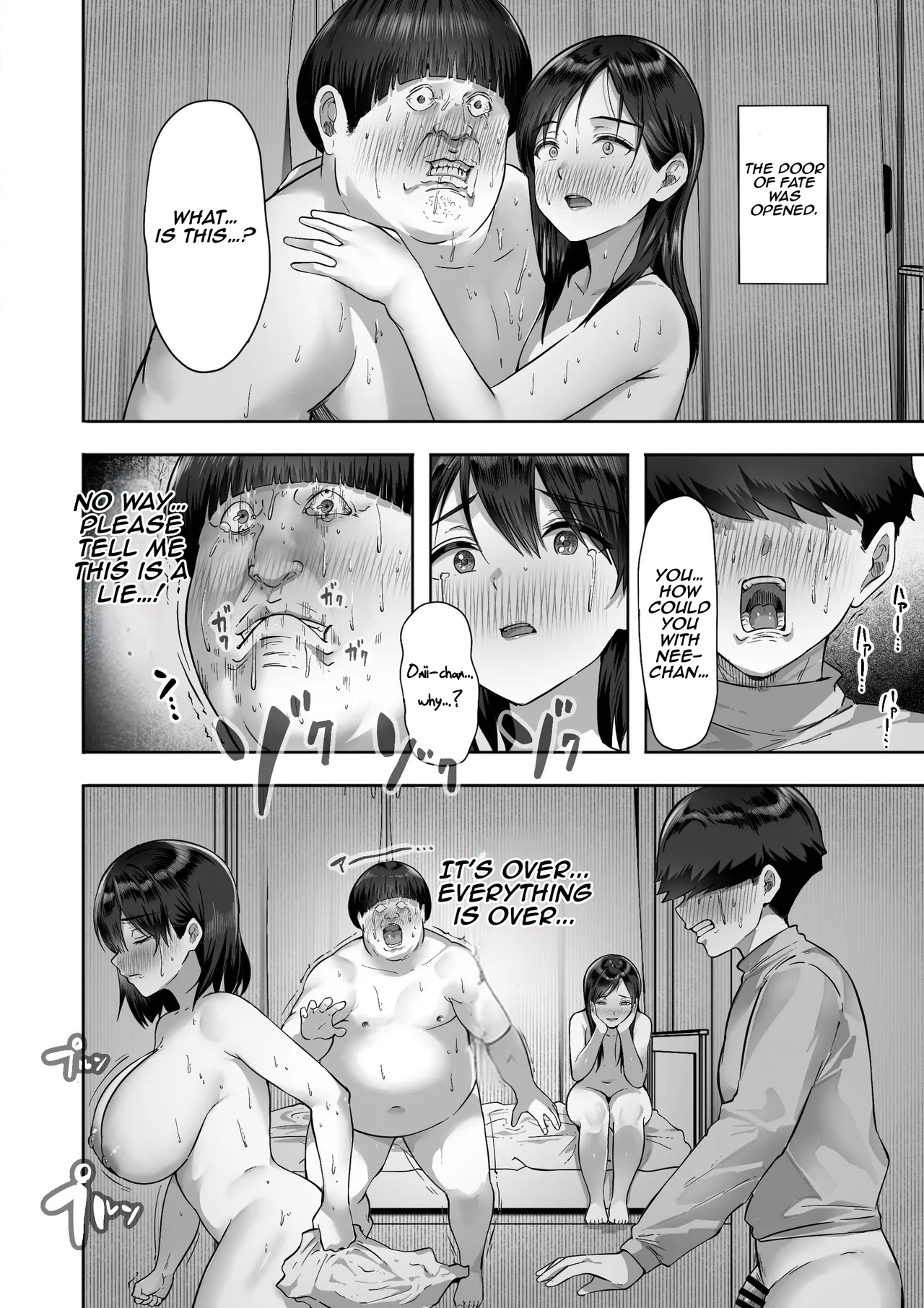 [Himan Boy] Sister Swapping ~Ore no Imouto to Omae no Nee-chan Koukan Shite Ecchi Suru Hanashi~ | Sister Swapping ~A Story About Exchanging My Little Sister and Your Older Sister for Sex~ [Aishi21] [English] image number 28