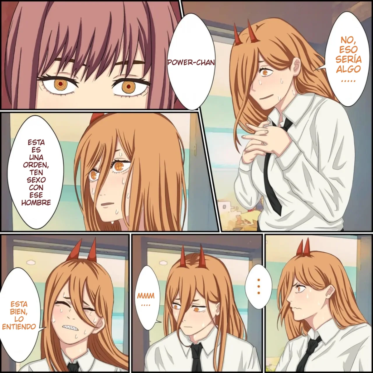 [Banana Style] Anime Chara to Seckle Dekiru Appli ''Power Hen''｜La App con la que Puedes Cogerte a Personajes de Anime ~El Caso de Power~ (Chainsaw Man) [Spanish] [Darkss 153] imagen número 4