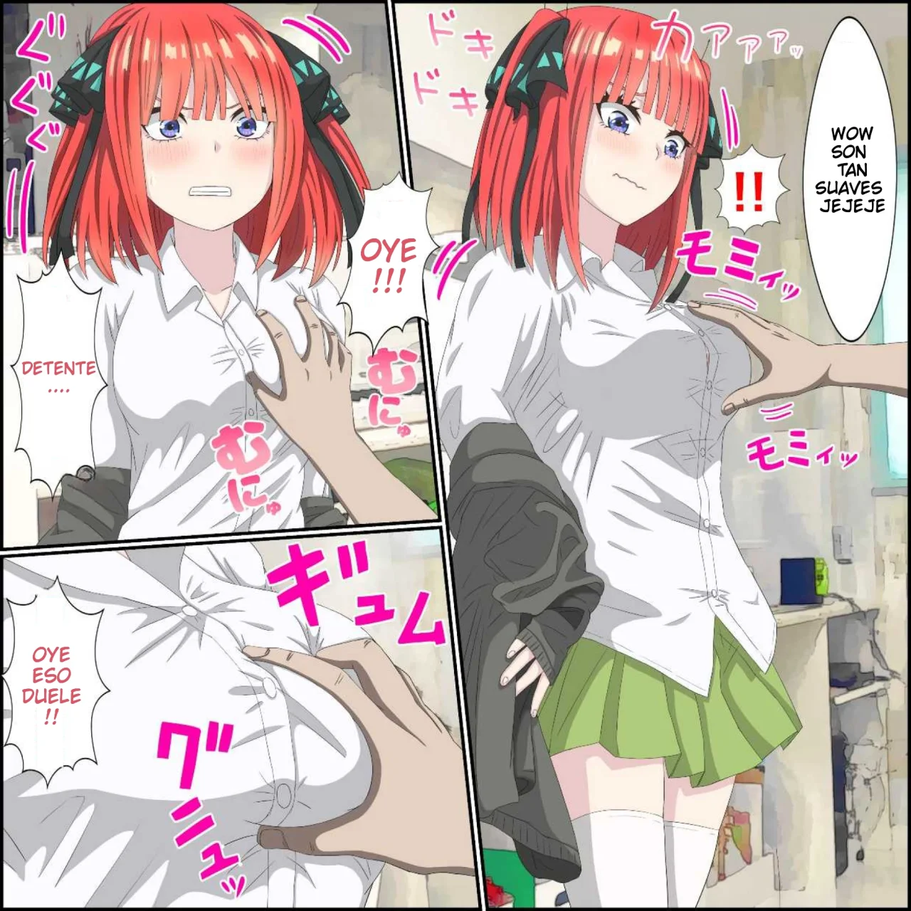 [Banana Style] Anime Chara to Seckle Dekiru Appli ''Nino Hen''｜La App con la que Puedes Cogerte a Personajes de Anime ~El Caso de Nino~ (Gotoubun no Hanayome) [Spanish] [Darkss 153] Bildnummer 5