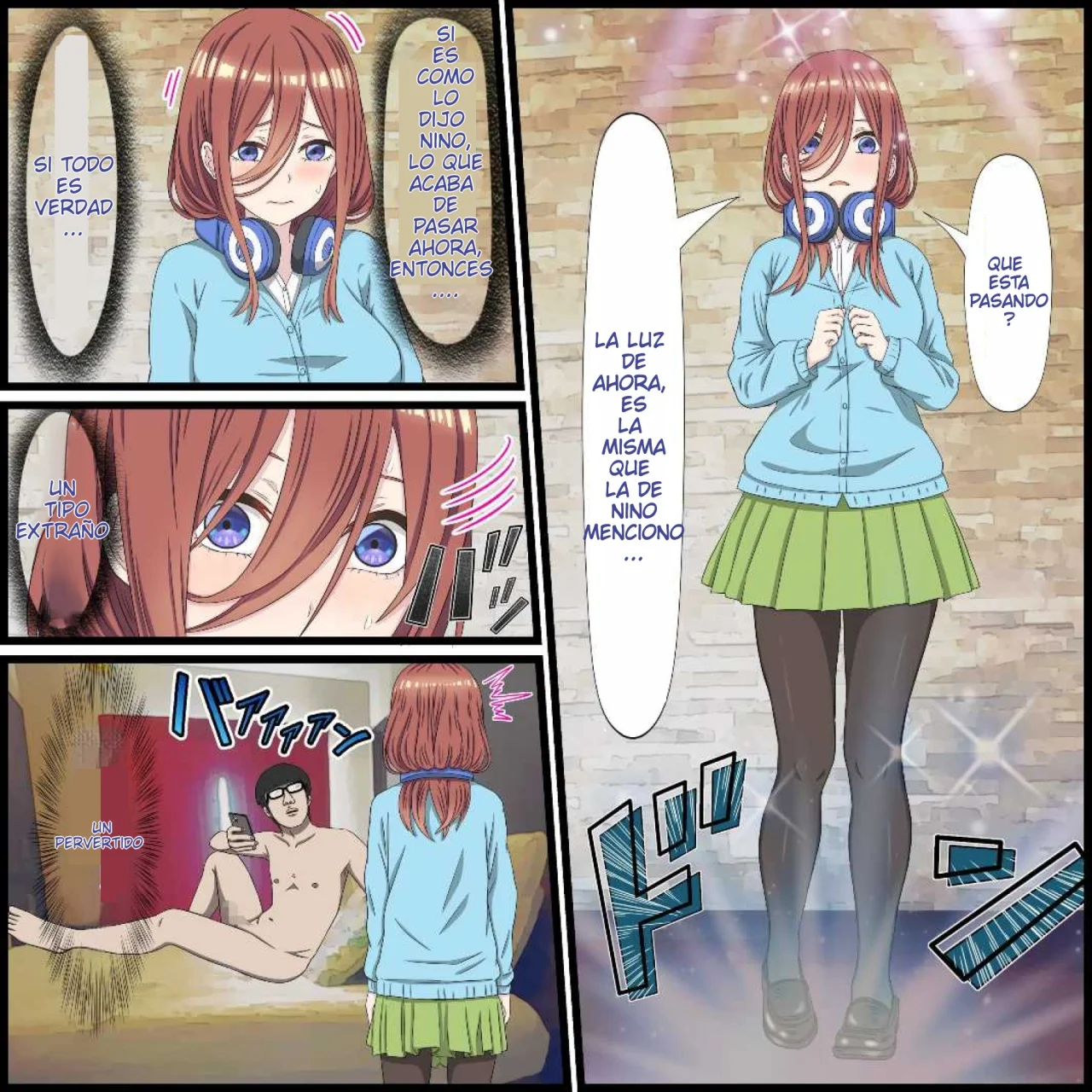 [Banana Style] Anime Chara to Seckle Dekiru Appli ''Miku Hen''｜La App con la que Puedes Cogerte a Personajes de Anime ~El Caso de Miku~ (Gotoubun no Hanayome) [Spanish] [Darkss 153] 图片编号 4