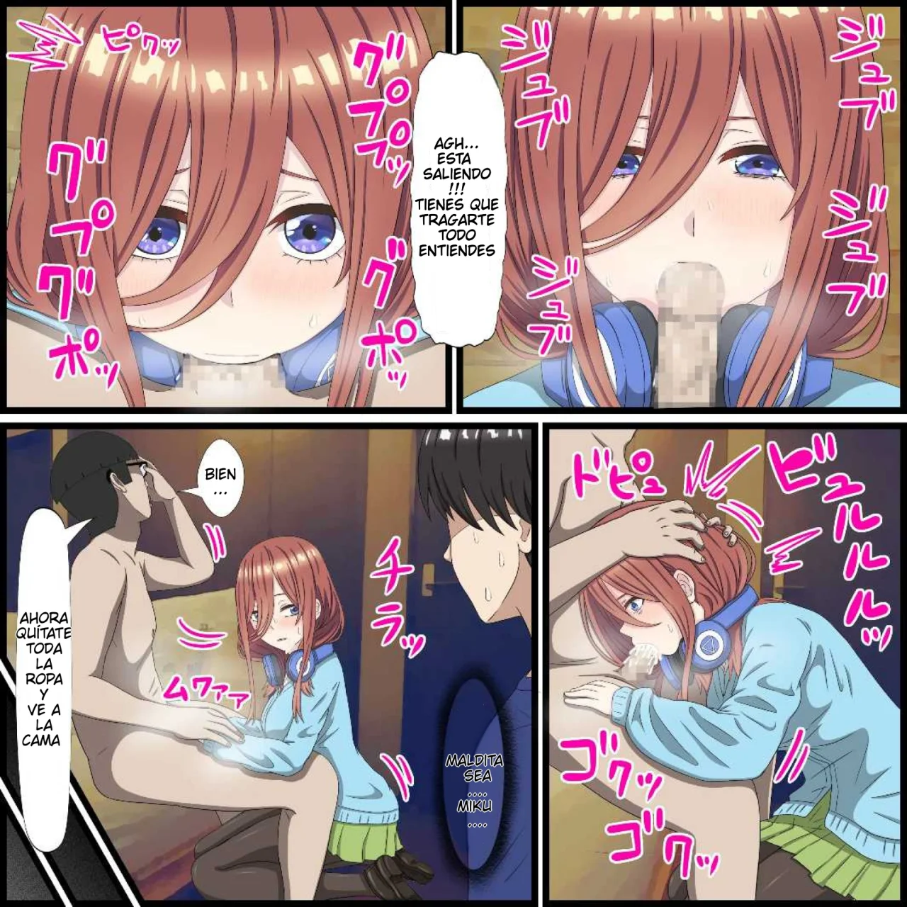 [Banana Style] Anime Chara to Seckle Dekiru Appli ''Miku Hen''｜La App con la que Puedes Cogerte a Personajes de Anime ~El Caso de Miku~ (Gotoubun no Hanayome) [Spanish] [Darkss 153] 图片编号 11