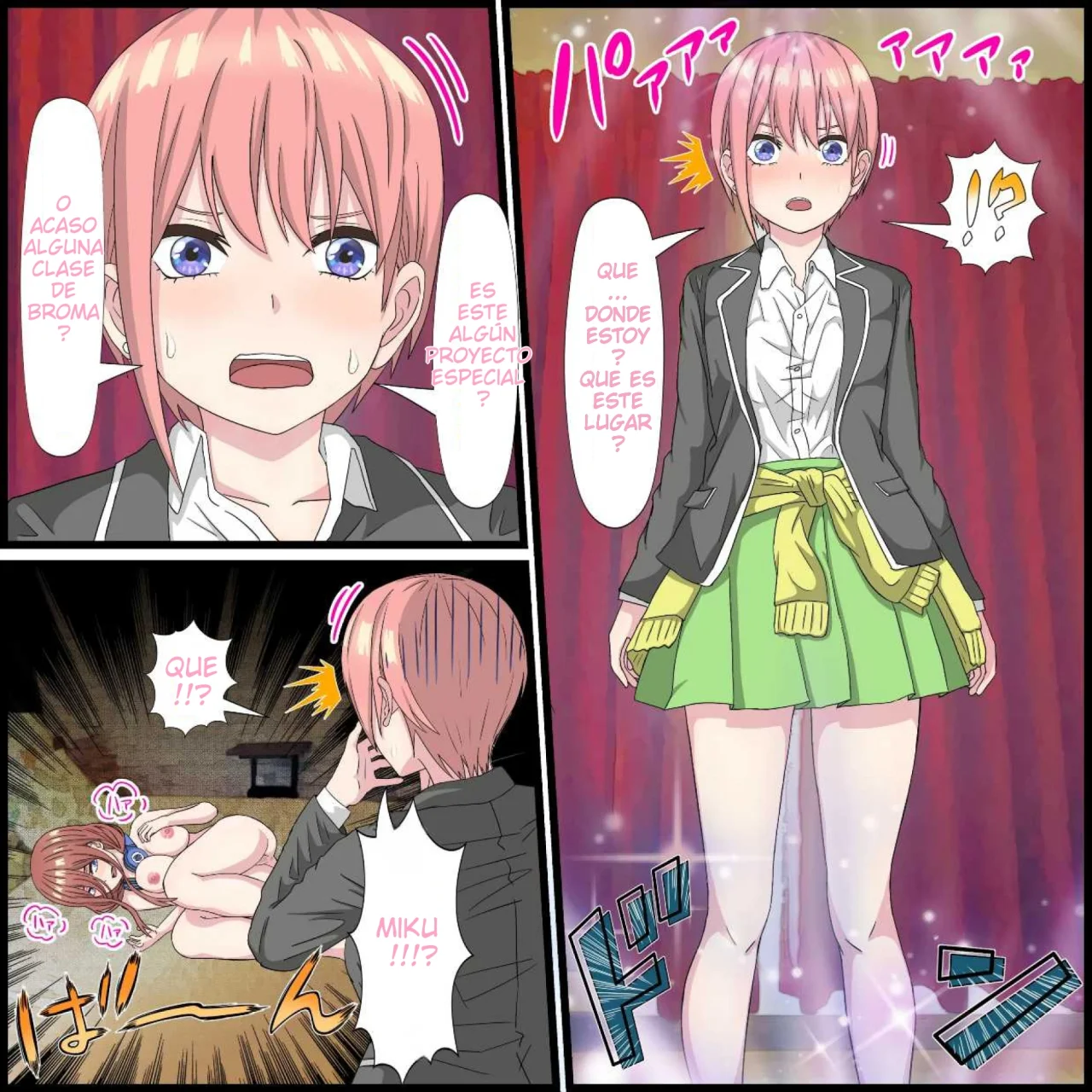[Banana Style] Anime Chara to Seckle Dekiru Appli ''Ichika Hen''｜La App con la que Puedes Cogerte a Personajes de Anime ~El Caso de Ichika~ (Gotoubun no Hanayome) [Spanish] [Darkss 153] image number 2