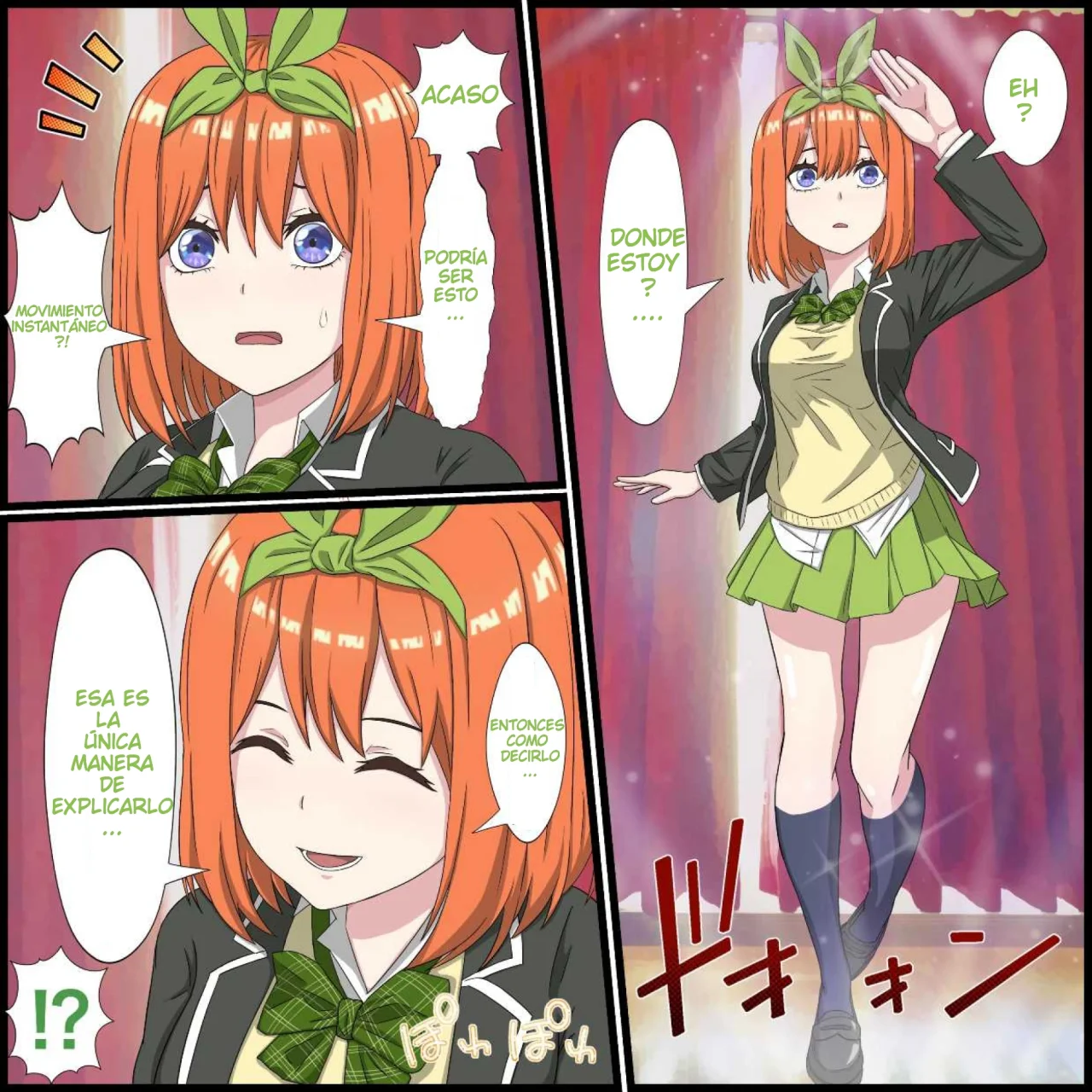 [Banana Style] Anime Chara to Seckle Dekiru Appli ''Yotsuba Hen''｜La App con la que Puedes Cogerte a Personajes de Anime ~El Caso de Yotsuba~ (Gotoubun no Hanayome) [Spanish] [Darkss 153] image number 2