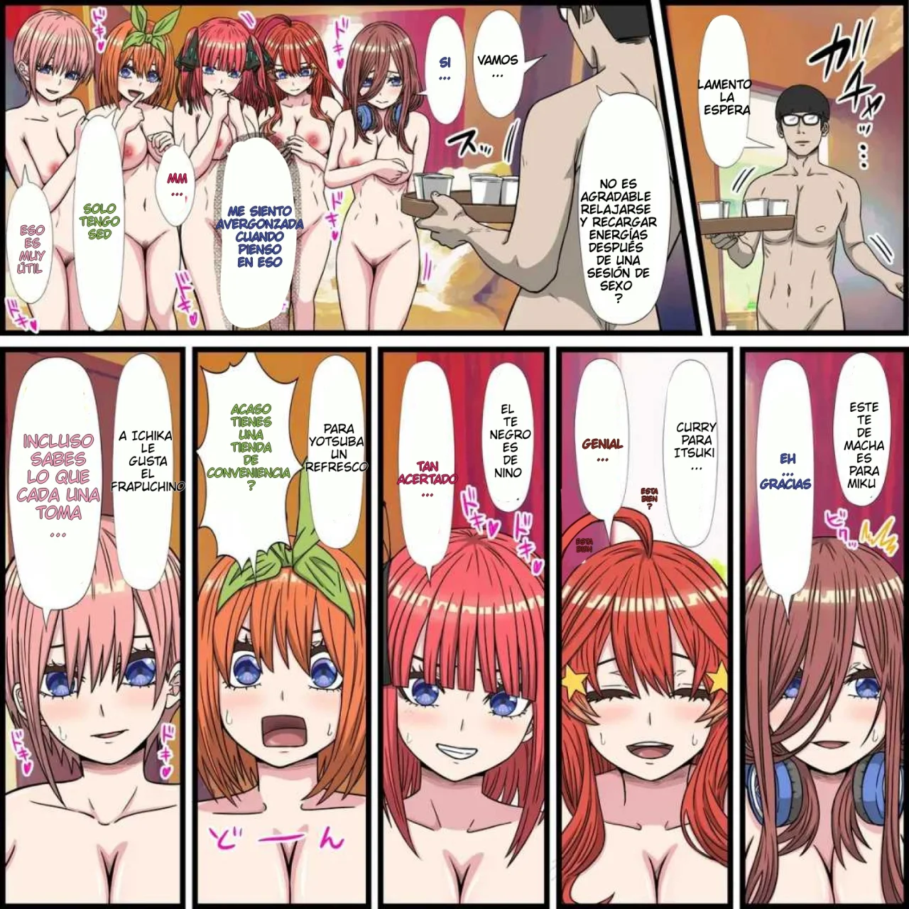 [Banana Style] Anime Chara to Seckle Dekiru Appli ''Nakano Shimai Hen'' 3｜La App con la que Puedes Cogerte a Personajes de Anime ~El Caso de las Hermanas Nakano~ 3 (Gotoubun no Hanayome) [Spanish] [Darkss 153] image number 7