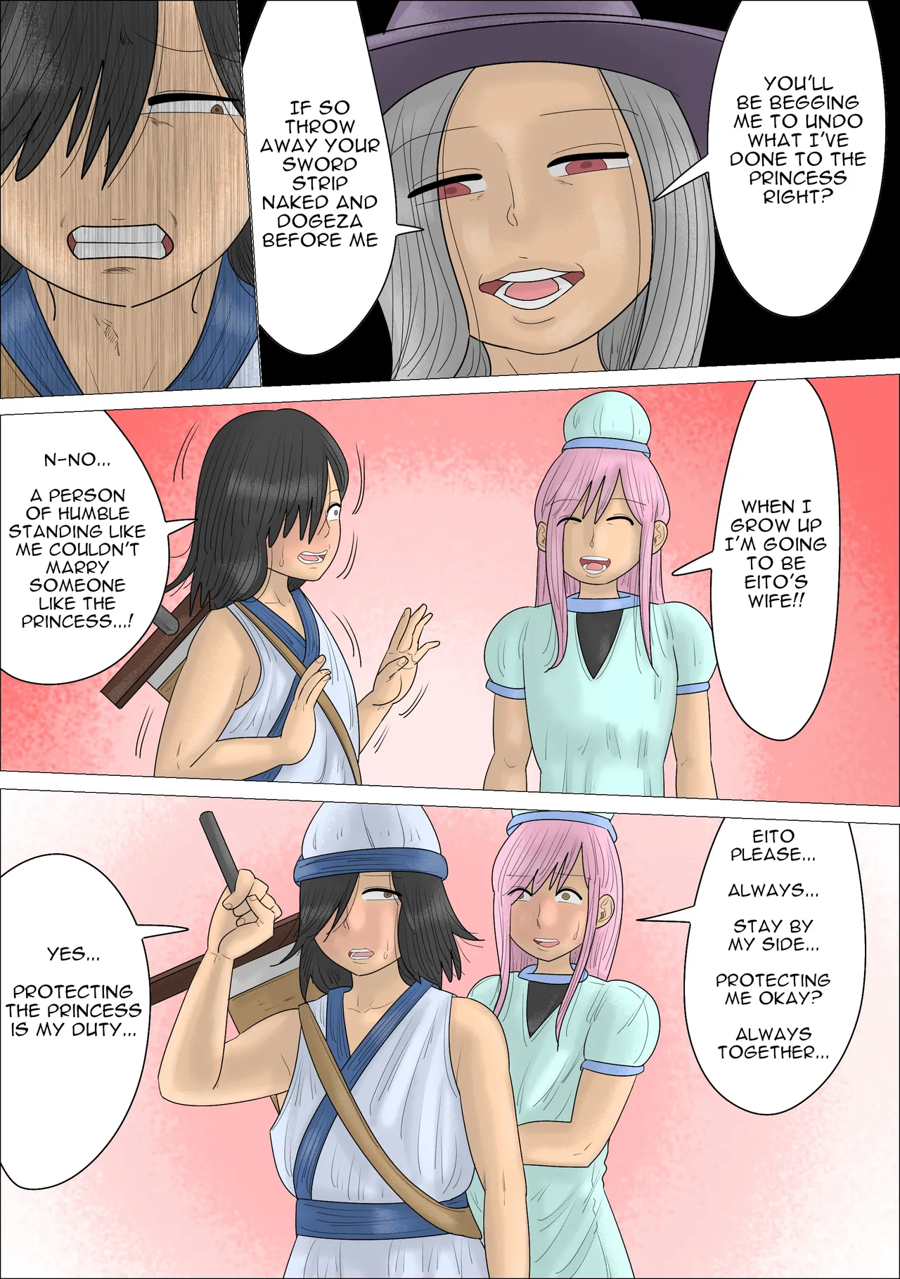 [Penchapen] Reverse NTR! The Hero is Gender-Bent by Magic in Front of his Princess... [ENG] image number 9