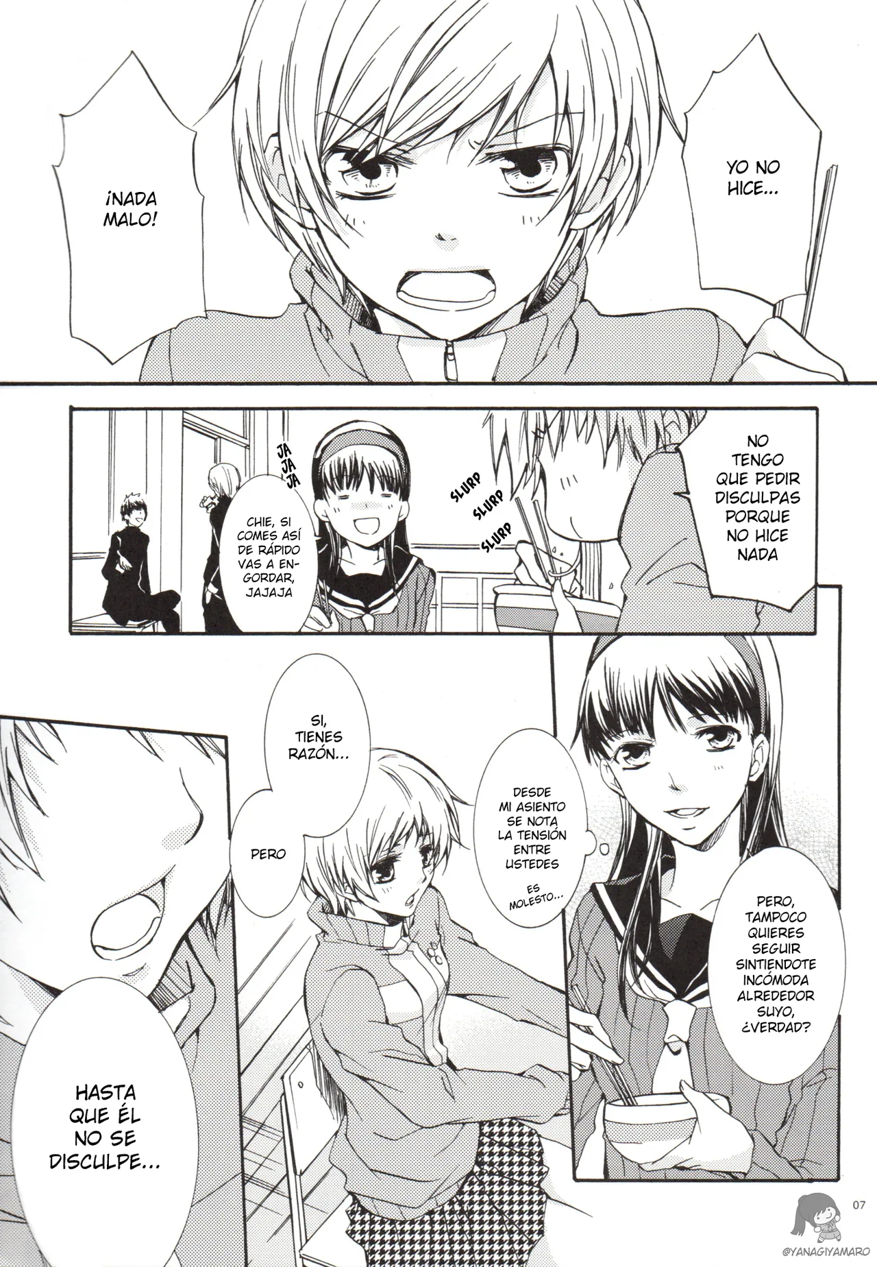 [Persona 4] Un día, Chie y yo nos peleamos [Yanagiya Maro] 图片编号 7