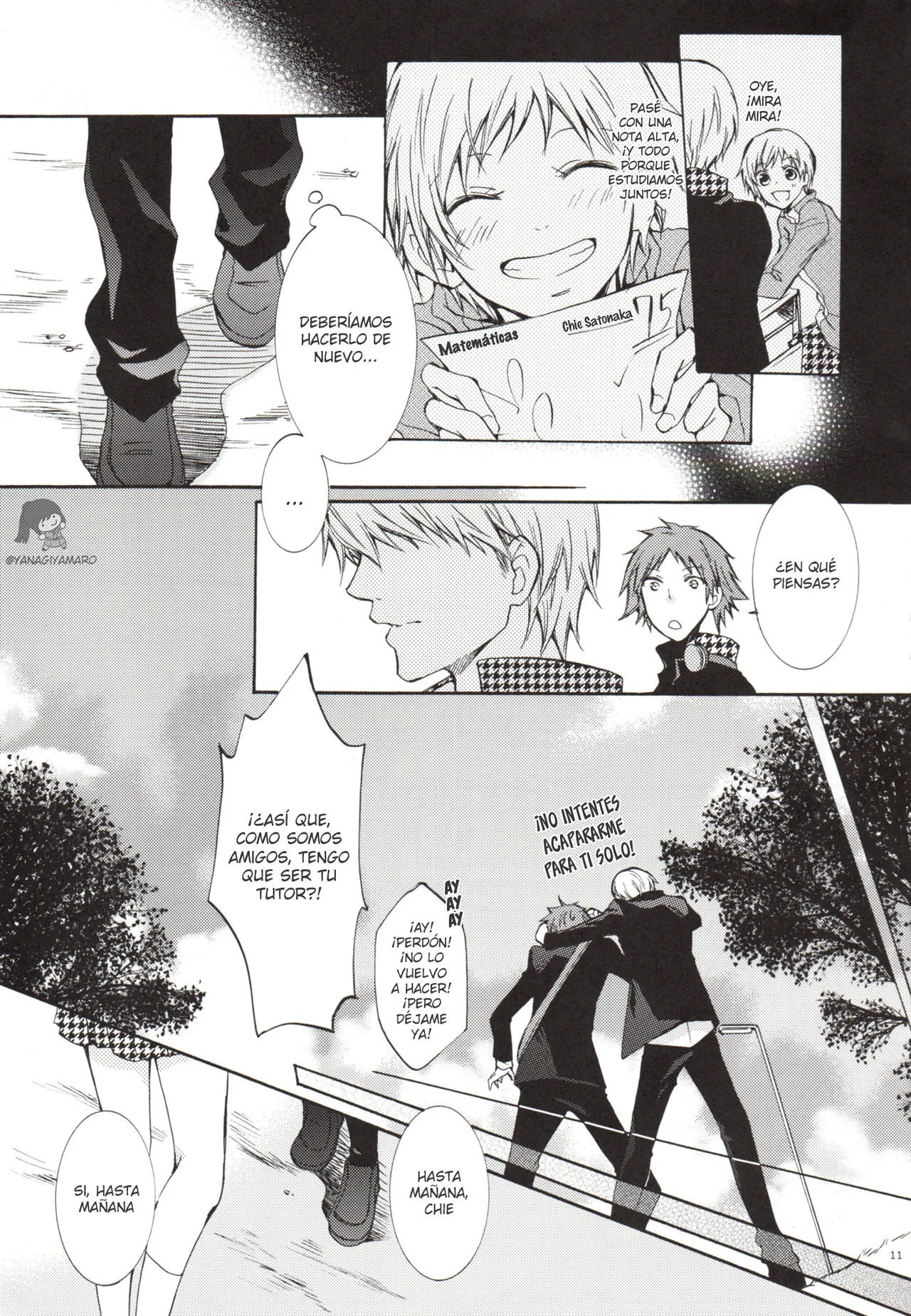 [Persona 4] Un día, Chie y yo nos peleamos [Yanagiya Maro] 图片编号 11
