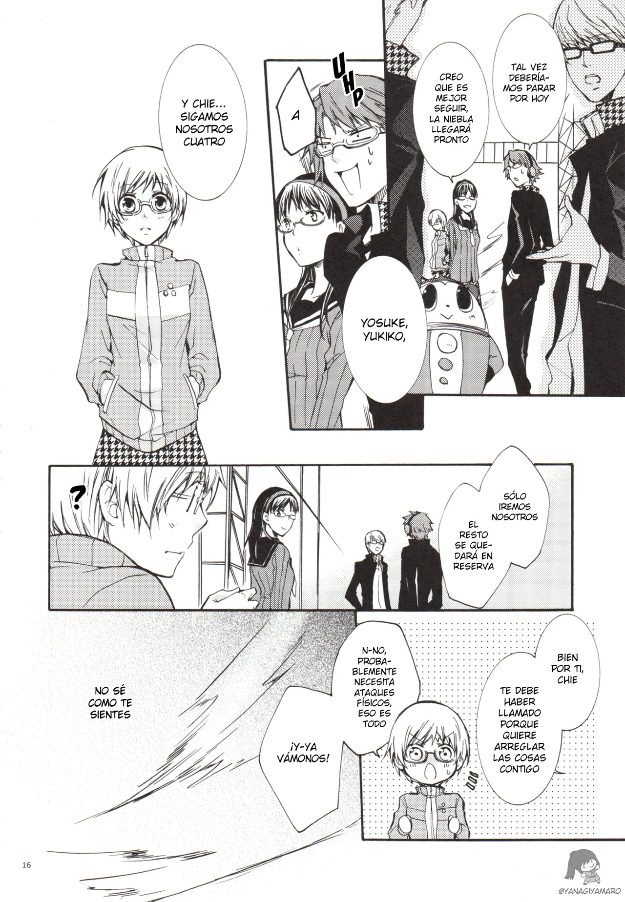 [Persona 4] Un día, Chie y yo nos peleamos [Yanagiya Maro] 图片编号 16