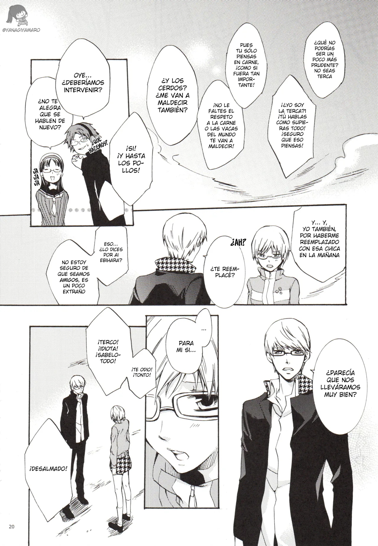 [Persona 4] Un día, Chie y yo nos peleamos [Yanagiya Maro] 图片编号 20