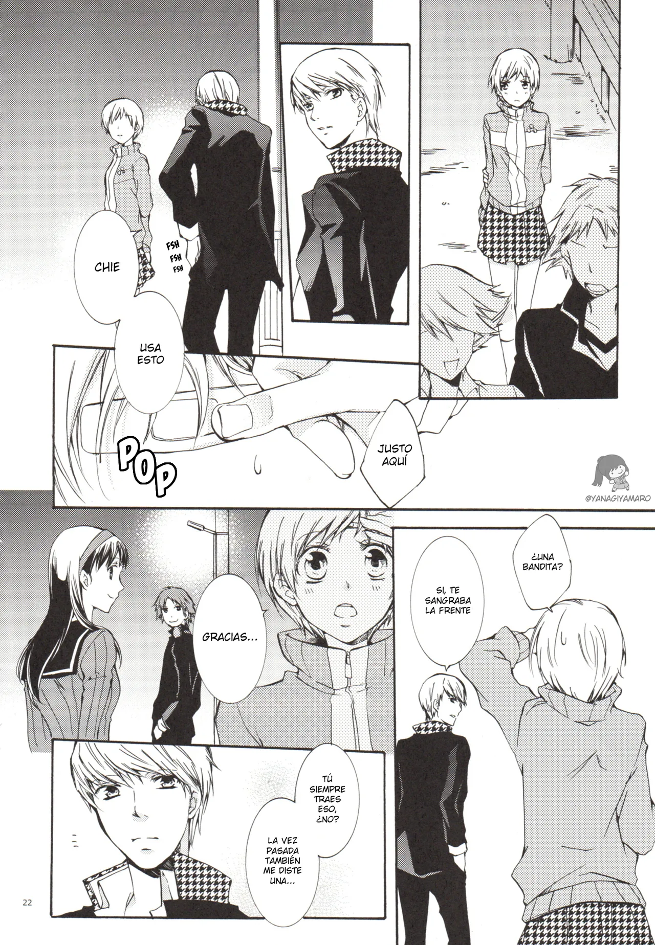 [Persona 4] Un día, Chie y yo nos peleamos [Yanagiya Maro] 图片编号 22