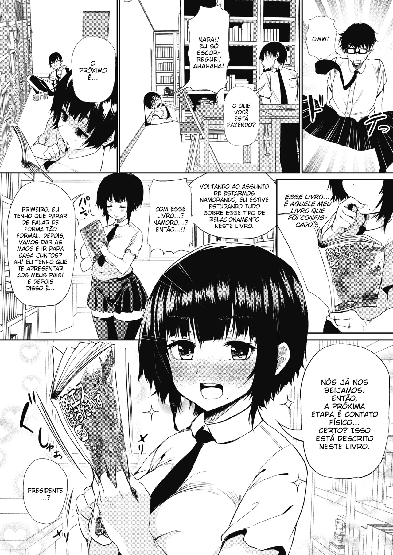 [Nusmusbim] Tobikyuu Renai Seito Kaichou-san!! (COMIC HOTMILK 2021-09) [Portuguese-Br] [Digital] Bildnummer 7
