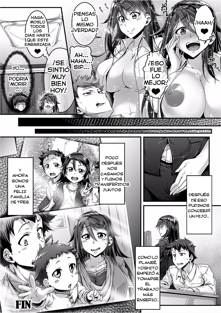 [Sirosaki Aroe] Choppiri Gouin na Shiawase o!! | Ever-So-Slightly Rapey Marital Bliss!! (2D Comic Magazine Josei Joui no Gyakutane Press de Zettai Nakadashi! Vol. 1) [Spanish] [ZeroPoser] [Digital] image number 18