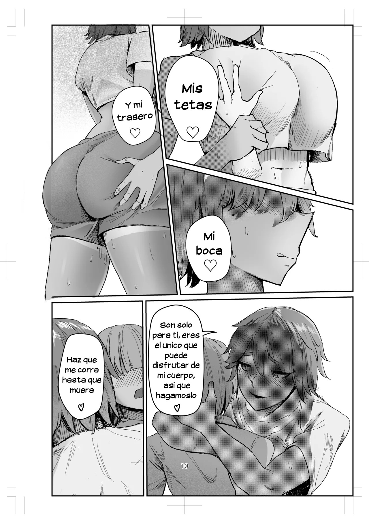 [Rokkotsu-san (Abara-kun)] Watashi no Omocha-kun 2｜Mi Dildo-kun 2 [Spanish] [Hta scan] image number 10