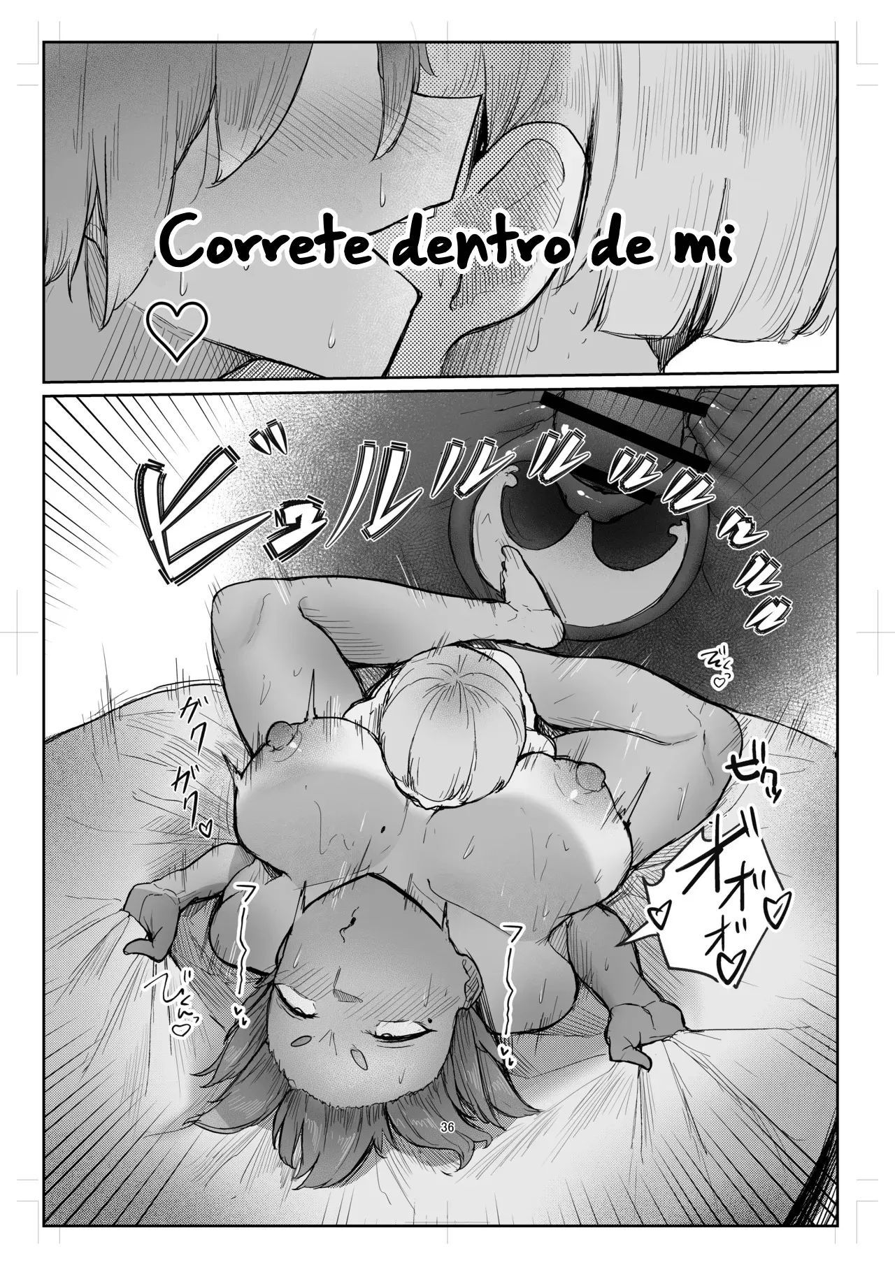 [Rokkotsu-san (Abara-kun)] Watashi no Omocha-kun 2｜Mi Dildo-kun 2 [Spanish] [Hta scan] image number 36