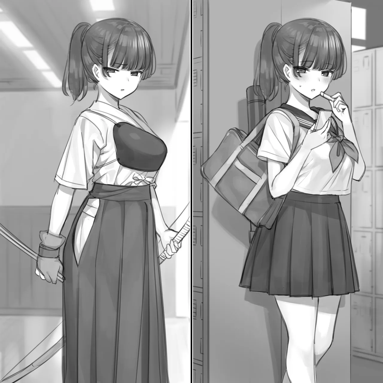 [Mankai Kaika] Junai & NTR Yokubari Set ~ Kyuudou Bu Buchou version. [Spanish] [Pollo] [Decensored] image number 13