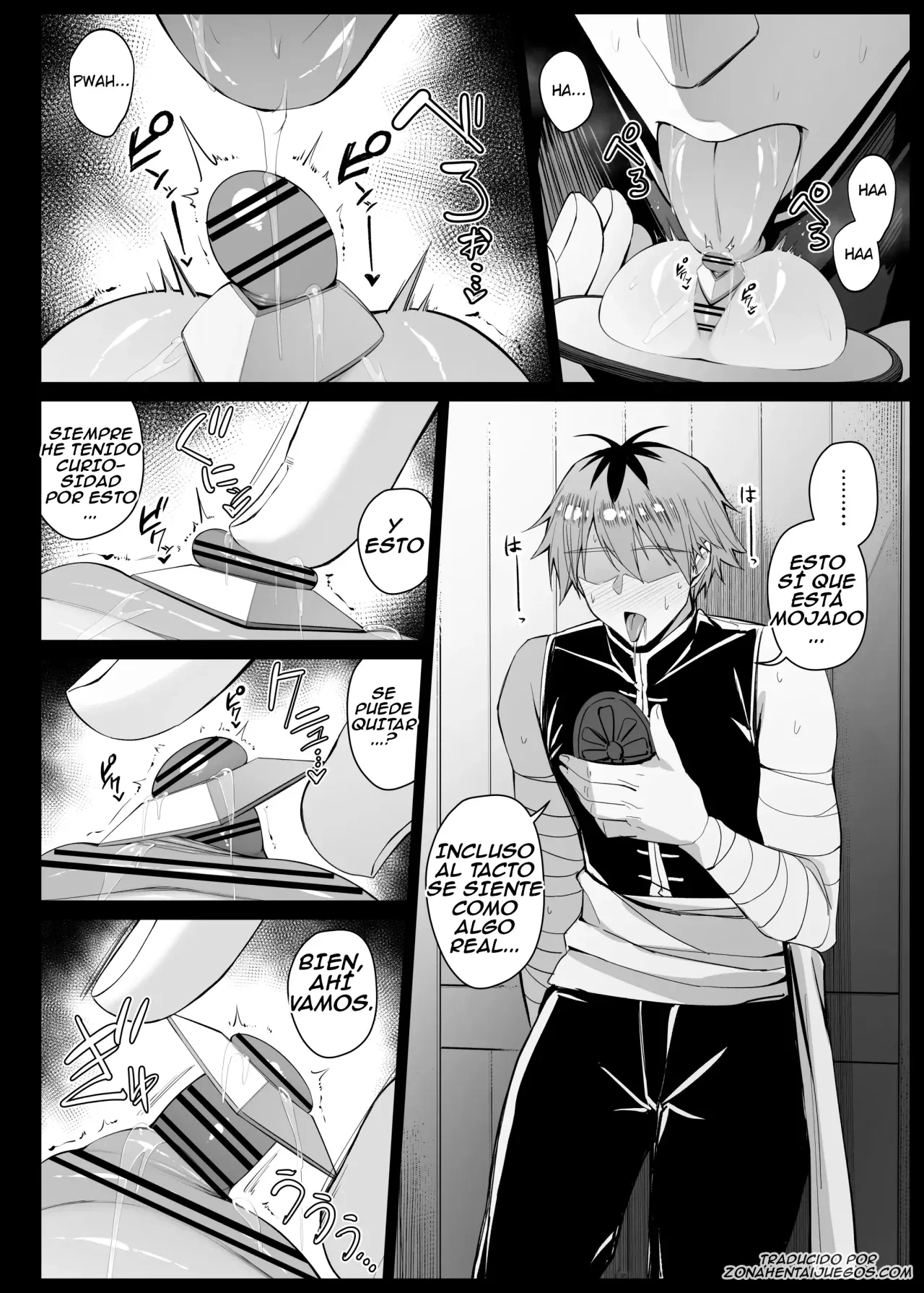 [Liyoosa] Nozomu Mono ga Touei Sareru Kagami o Te ni Ireta Stark｜Stark Obtuvo un Espejo que Proyecta lo que Desea (Sousou no Frieren) [Spanish] [ZonaHentaiJuegos] 图片编号 6