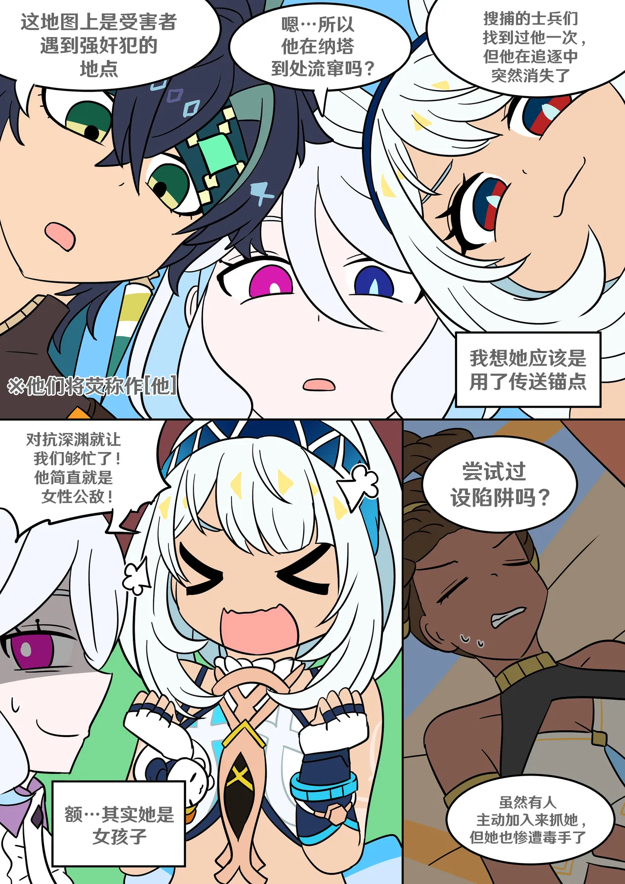 [Vel] Into the Abyss (Genshin Impact) [Chinese] [RetroCyber & 未命名ver.α 合作汉化] image number 17