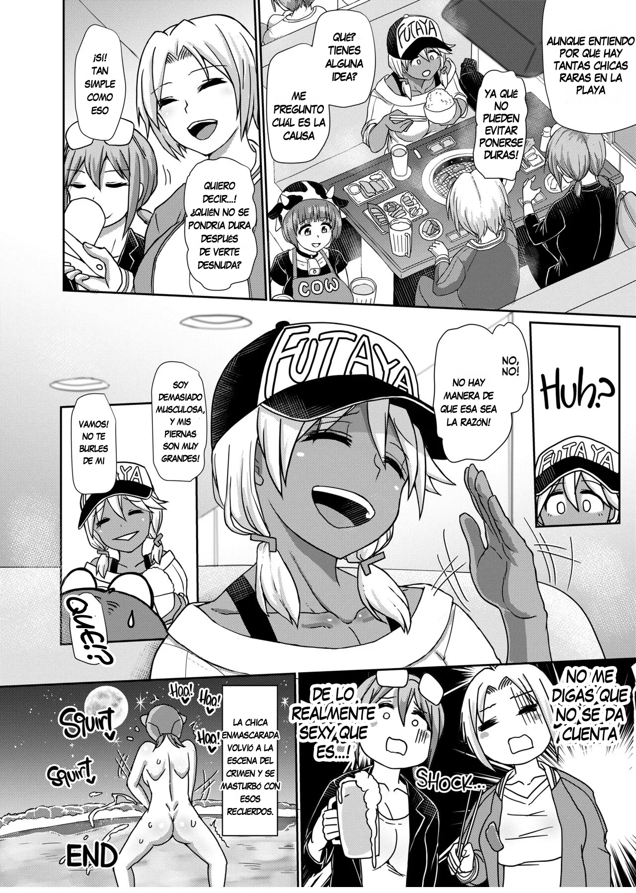 [Hakaba Yodomu) Futanari Beach Police no Oshigoto 02 [SPANISH] (Decensored) 图片编号 30