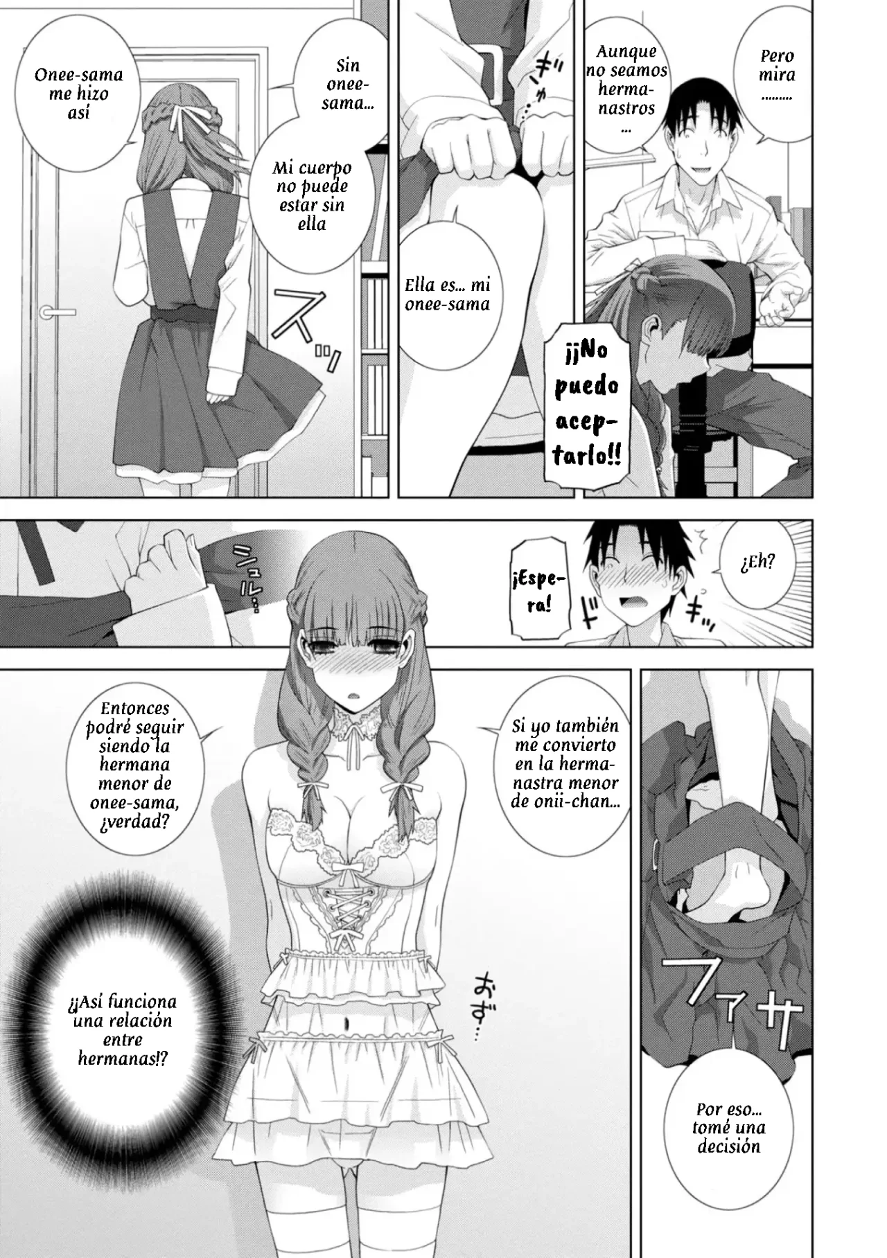 [Shinobu Tanei] Mishiranu Imouto Haremu ch. 1-4｜Todavía No Era Mi Hermanastra Cap. 1-4 [Spanish] [XistoSolo] [Digital] 画像番号 66