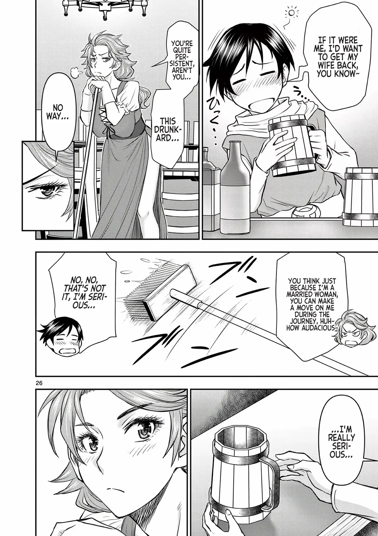 [Ooi Masakazu / Inomaru] Isekai Furin ll ~Michibika Reshi Hitodzuma Tachi to Bukiyo Tensei Yuusha~vol 01 [English] image number 30