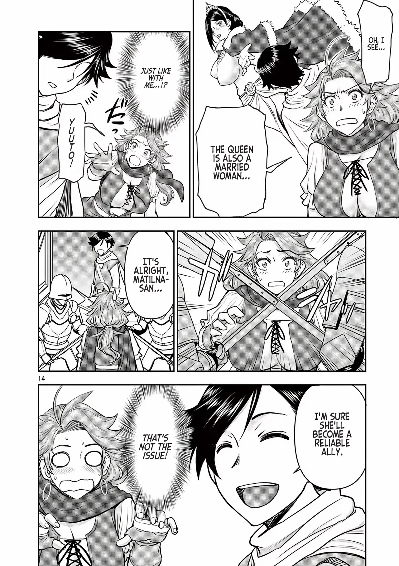 [Ooi Masakazu / Inomaru] Isekai Furin ll ~Michibika Reshi Hitodzuma Tachi to Bukiyo Tensei Yuusha~vol 01 [English] image number 102