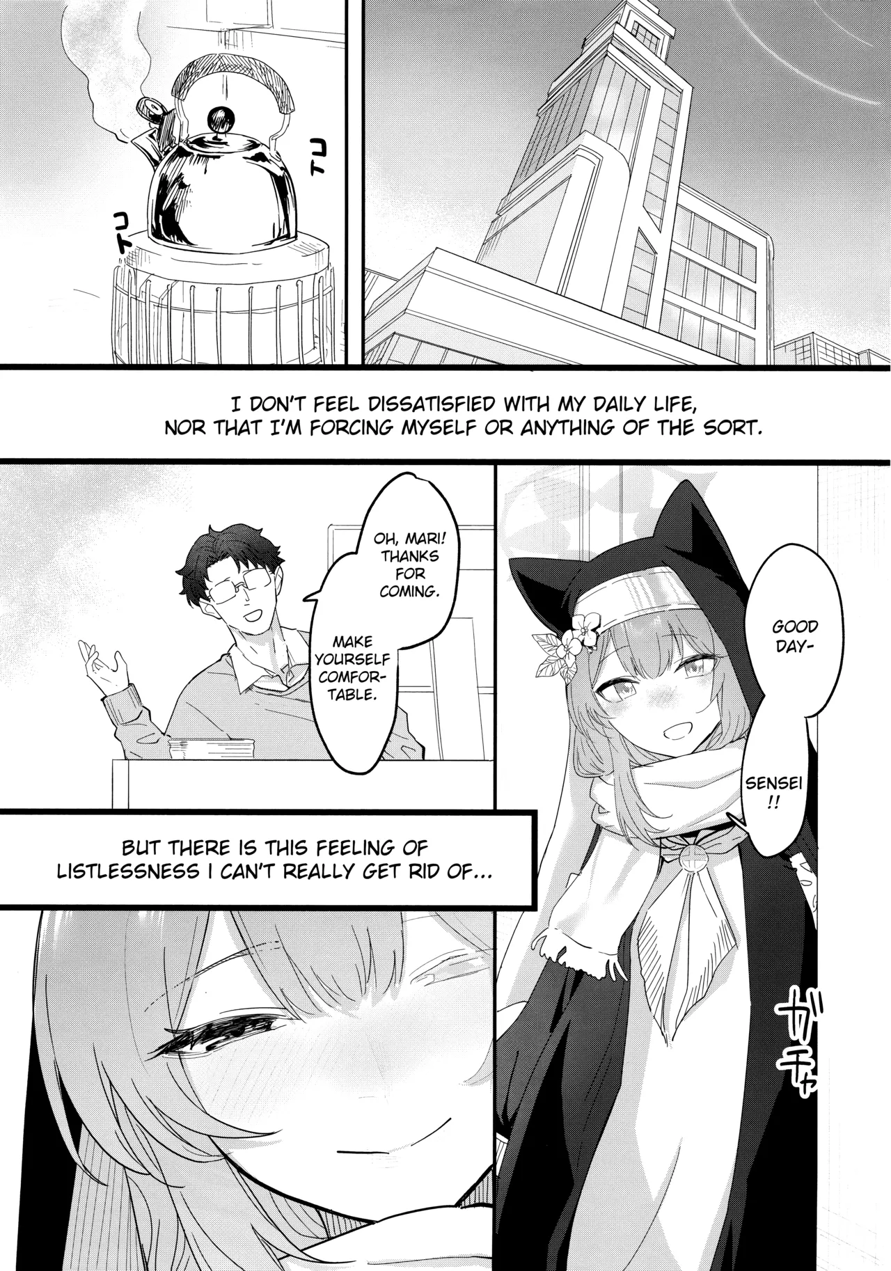 (C105) [Yayuyoron] Dasei | Let it out/Falling into sin (Blue Archive) [English] [Literally Starving] numero di immagine  2