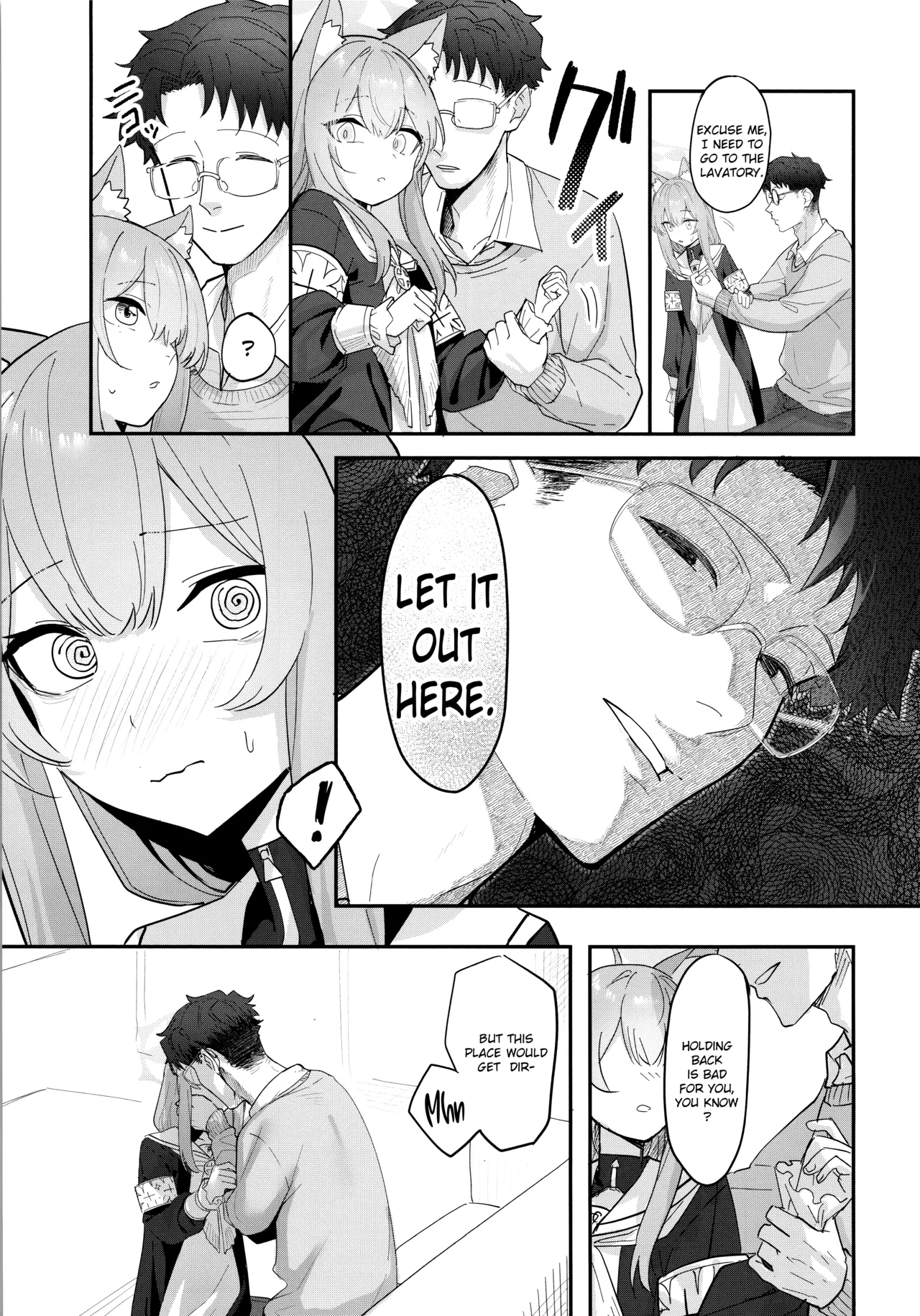 (C105) [Yayuyoron] Dasei | Let it out/Falling into sin (Blue Archive) [English] [Literally Starving] numero di immagine  6