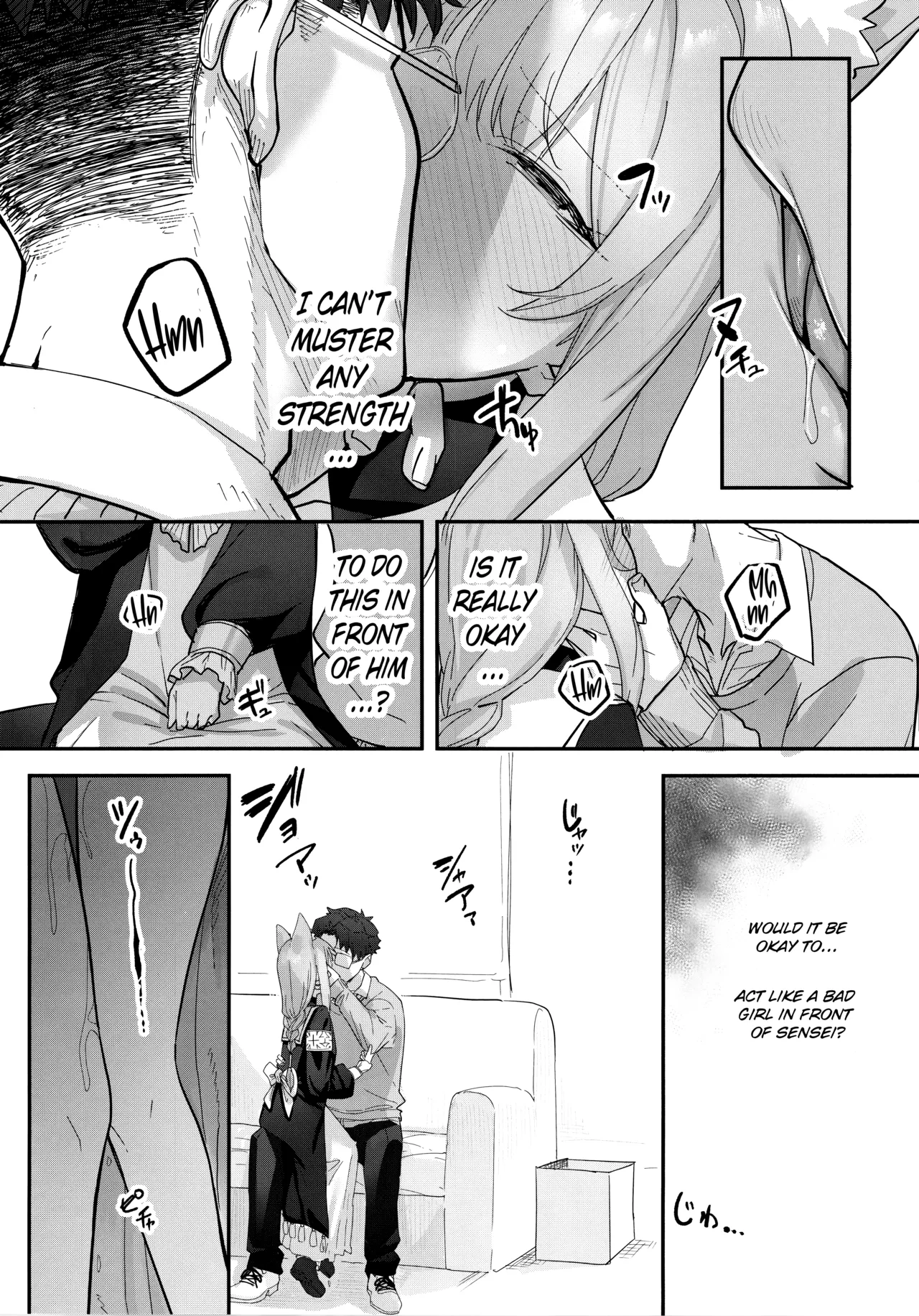 (C105) [Yayuyoron] Dasei | Let it out/Falling into sin (Blue Archive) [English] [Literally Starving] numero di immagine  7