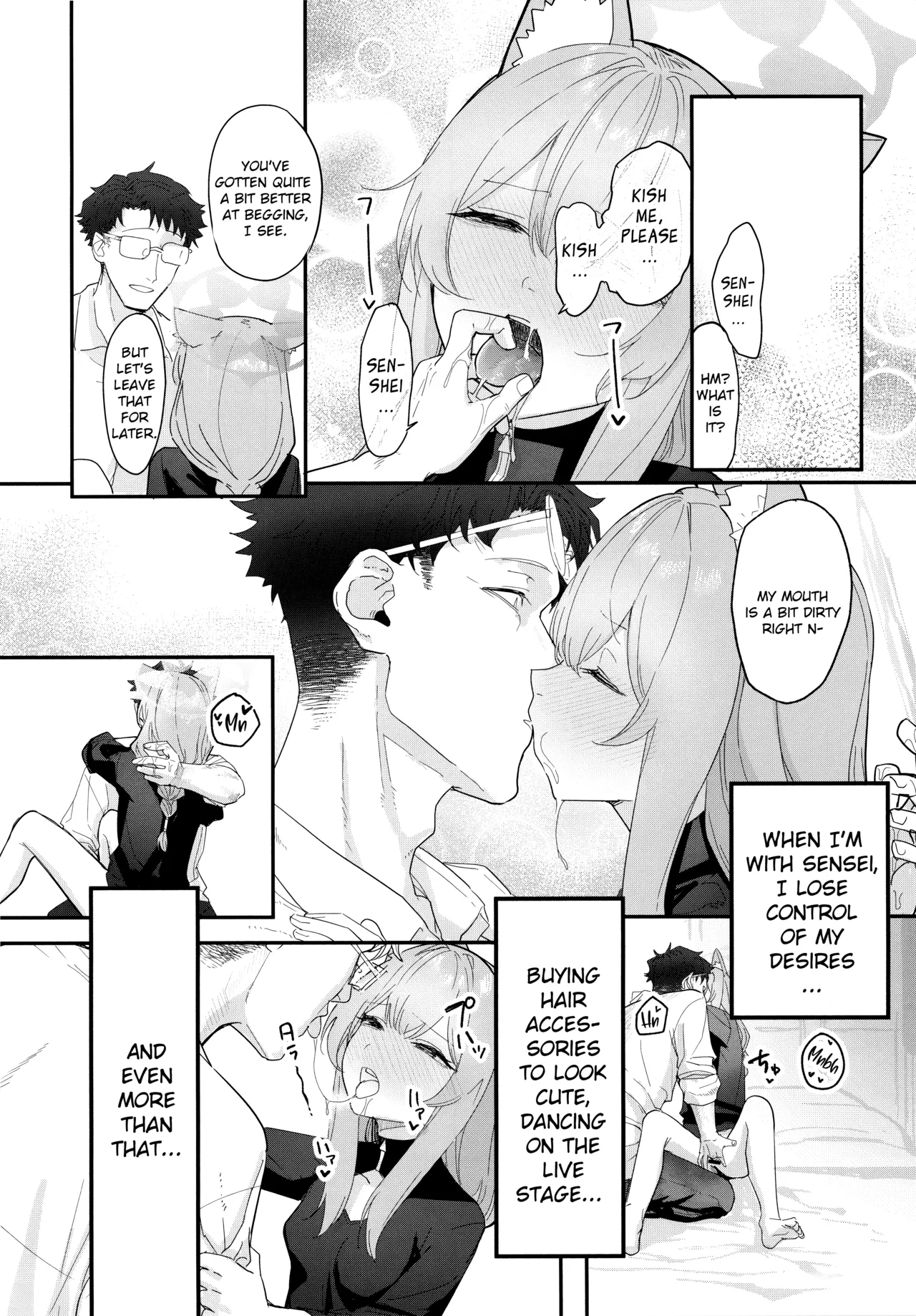 (C105) [Yayuyoron] Dasei | Let it out/Falling into sin (Blue Archive) [English] [Literally Starving] numero di immagine  11