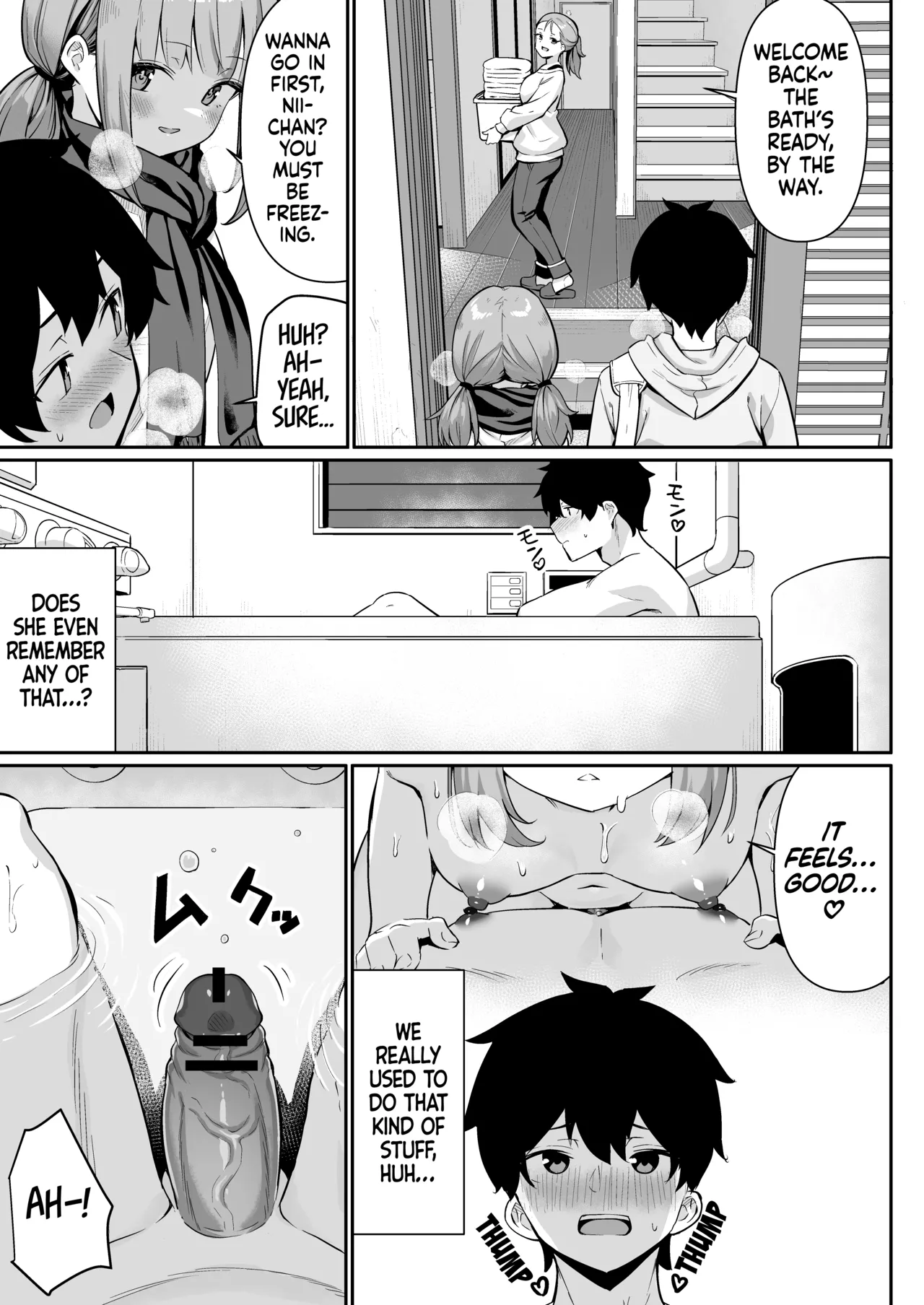 [Yokoya Manjirou] Chikubi Gottsunko kara Hajimaru Imouto to no H na Asobi | From Nipple Bumps to Erotic Play With My Sister [English] [Castle TL] 17eme image