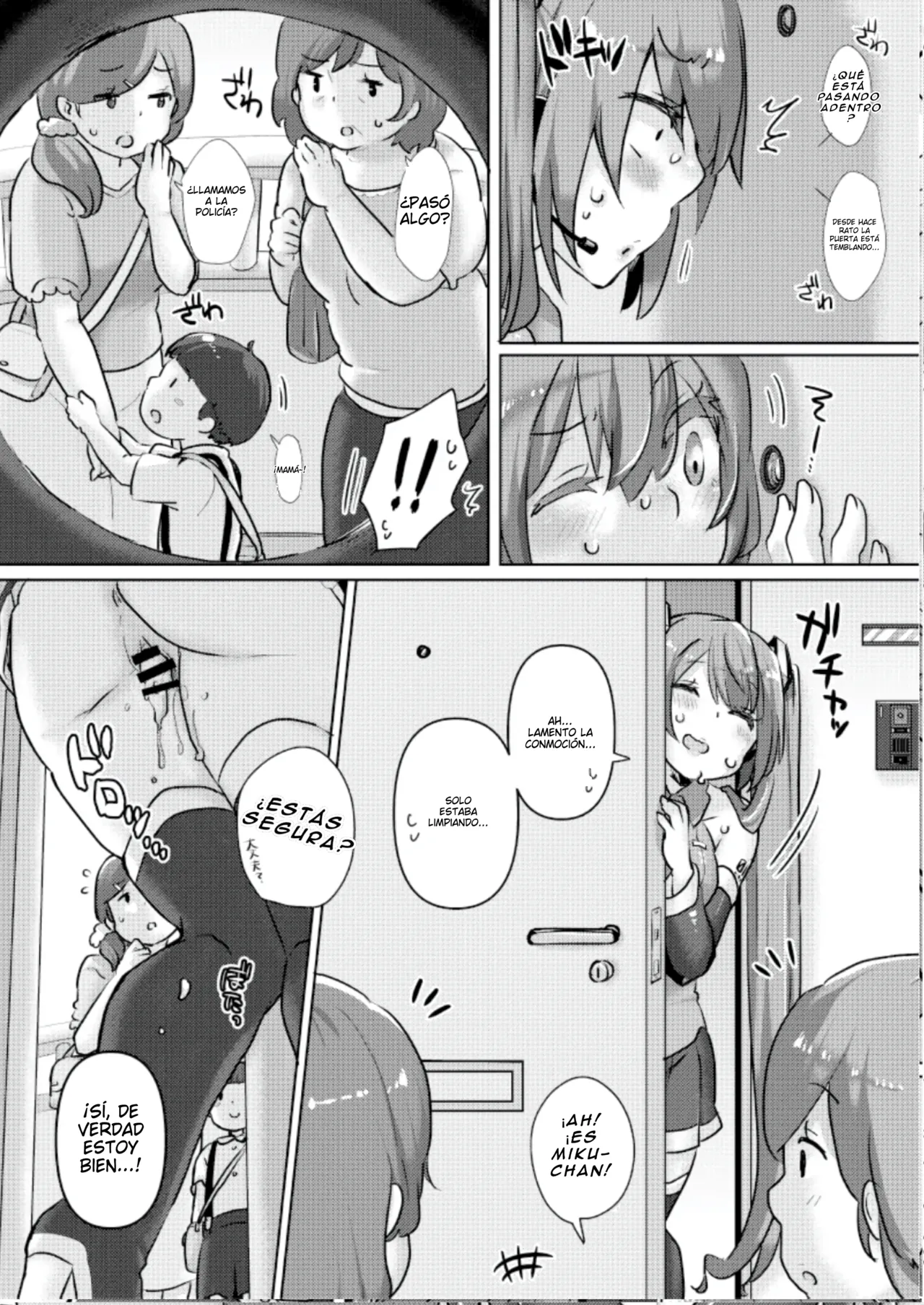 [Kusoyuridanchi (Johnson)] Miku-chan ni Saimin Appli o Tsukatte Echi Echi na Koto o Itasu Hon | Un libro sobre cómo usar una app de hipnosis con Miku  (VOCALOID) [Spanish] [Digital] numero di immagine  15