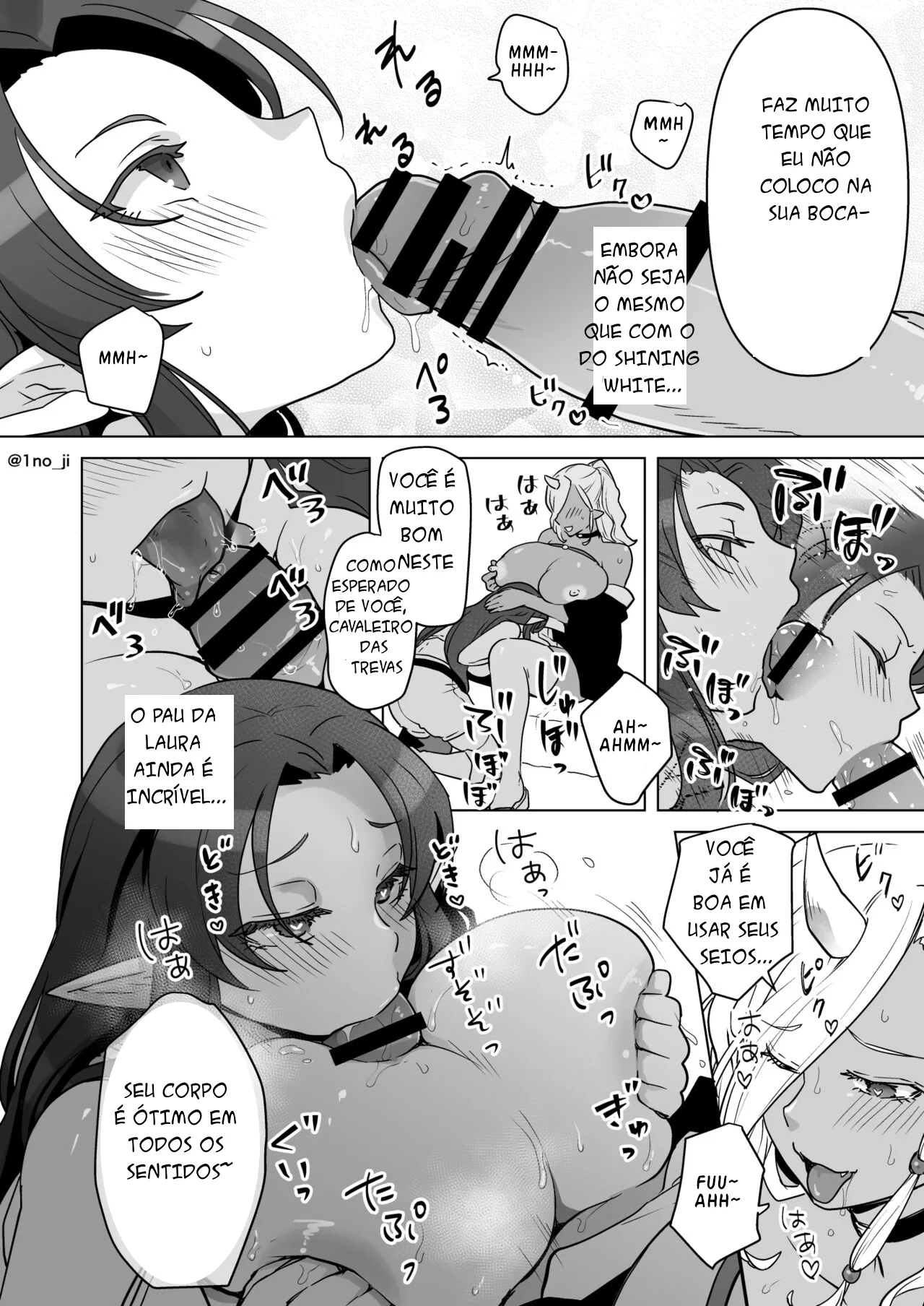 [Ichino Milk] Mata Kyonyuu ni Sarete Shimatta Daa-san no Manga [Portugues] 图片编号 4