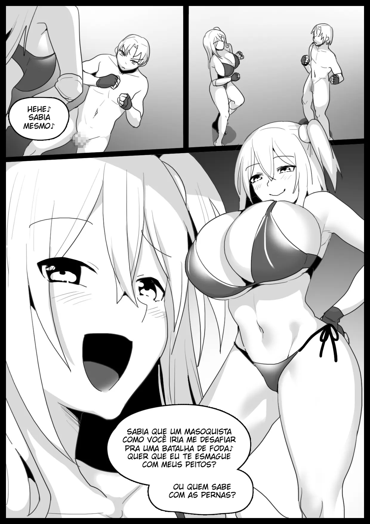 [The Nation of Head Scissors, Toppogi] Girls Beat! Plus vs Saki [Portuguese-BR] 图片编号 2