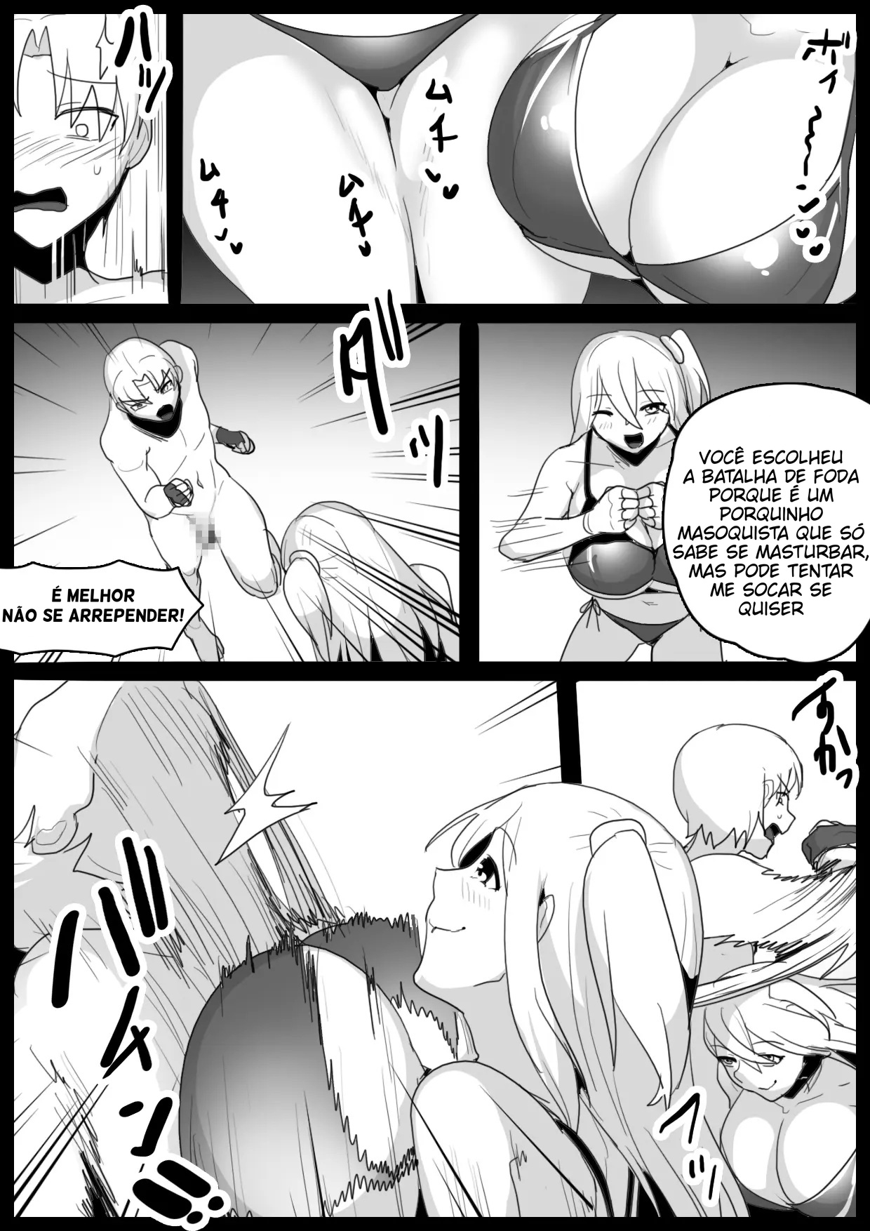 [The Nation of Head Scissors, Toppogi] Girls Beat! Plus vs Saki [Portuguese-BR] 图片编号 3