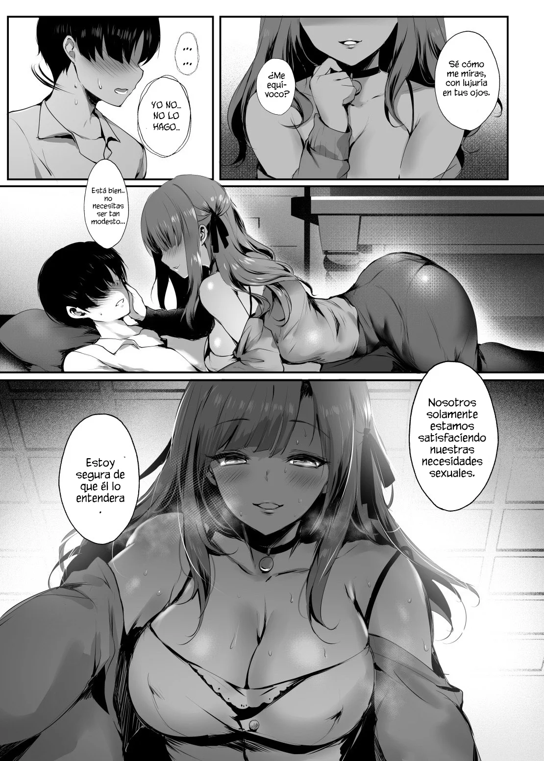 [Momoiro Bangumi (Mafuyu)] Ima demo Aishiteru no ni...｜Aún Te Amo Aunque... [Spanish] [Kunato] [Digital] 图片编号 6