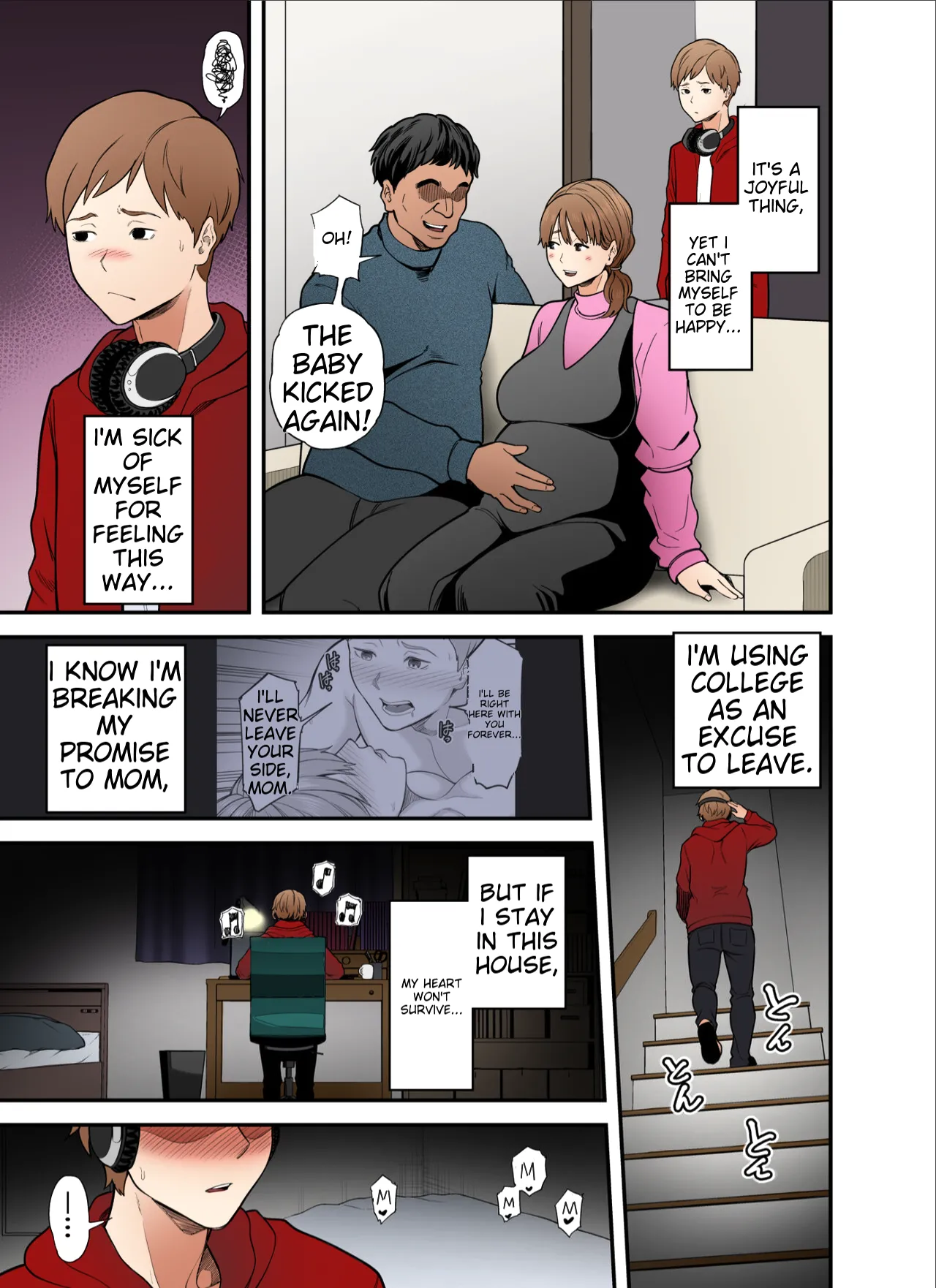 [Kakarudou (Maccha Neji)] Mou Ore dake no Onna janai Kaa-san | Mom, You're No Longer Just My Special Woman. [English] [Colorized][Alyssaqueen] image number 53