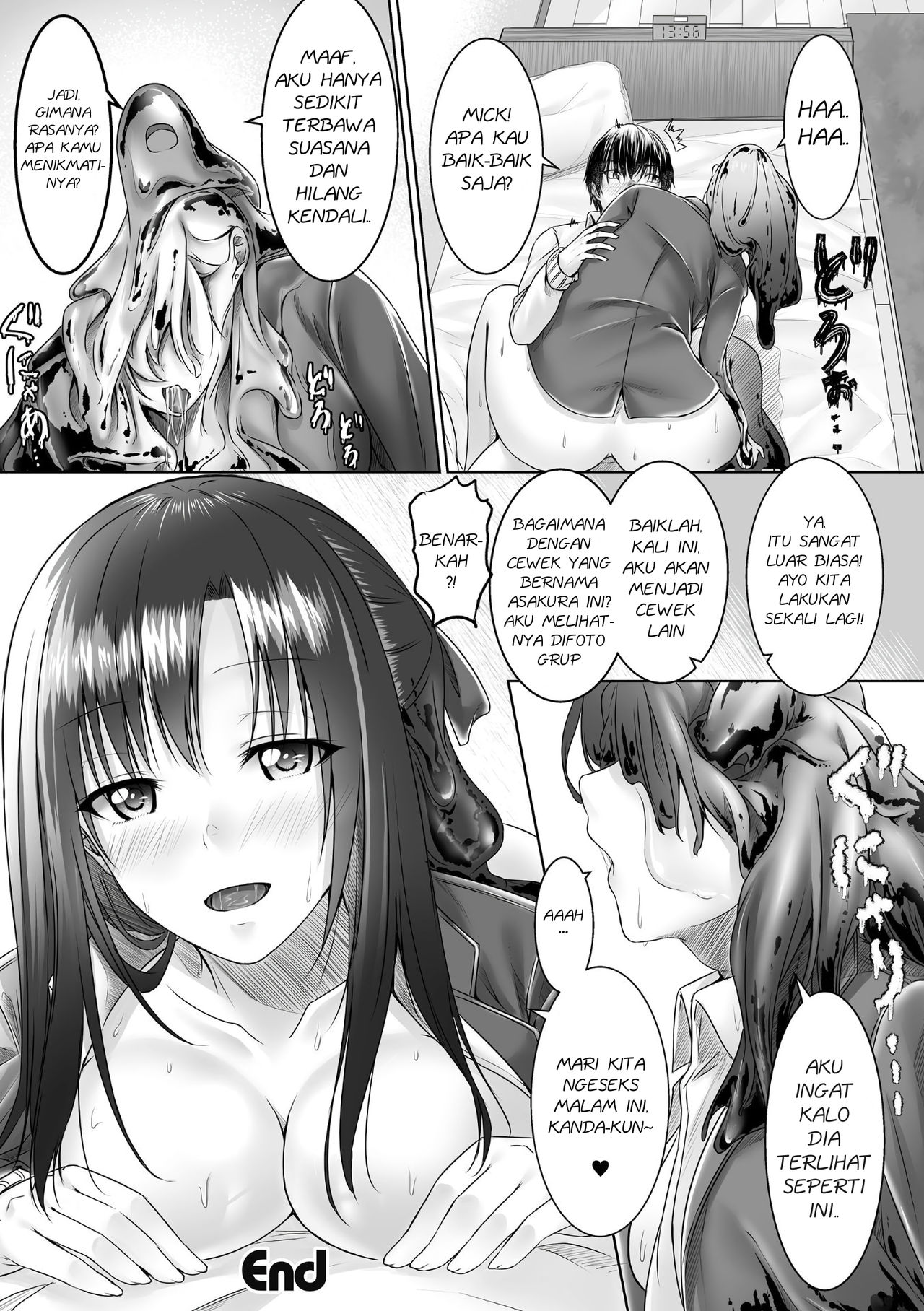 [Metako] Slime kara no Ongaeshi | The Slime's Gratitude (Bessatsu Comic Unreal Tasha Henshin Shite Narisumashi Yuuwaku Hen Vol. 2) [Indonesian] [15tl_ID] [Digital] image number 10
