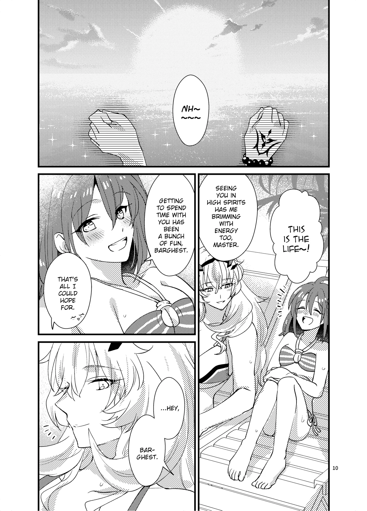 [Niratama (Sekihara, Hiroto)] Zenryoku! Summer Holiday - Lovers having a happy summer vacation on the beach (Fate/Grand Order) [English] [Jimothy] [Digital] 图片编号 9
