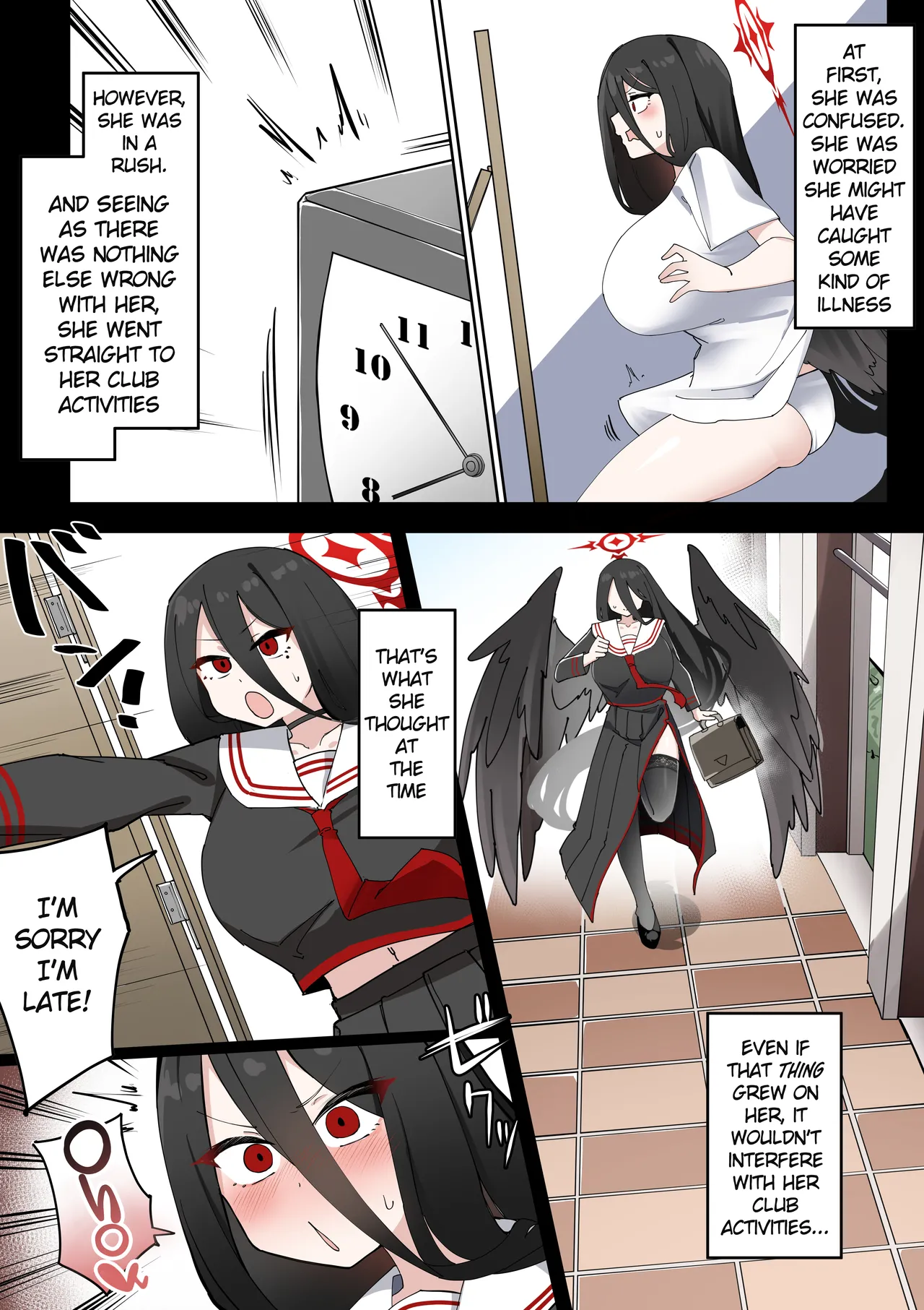 [Zea Lark] Futanari Hasumi-san vs Muttsuri Maso Mesu Ako-chan Manga (Blue Archive) [English] 이미지 번호 3