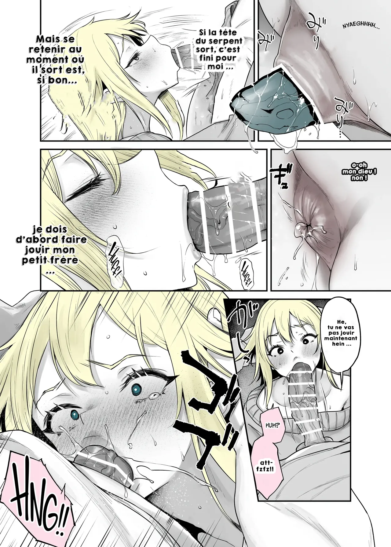 [Oohira Sunset] Nenshi no ne-chan, hebipuragu de anani…!?(french)(nervscan) image number 8