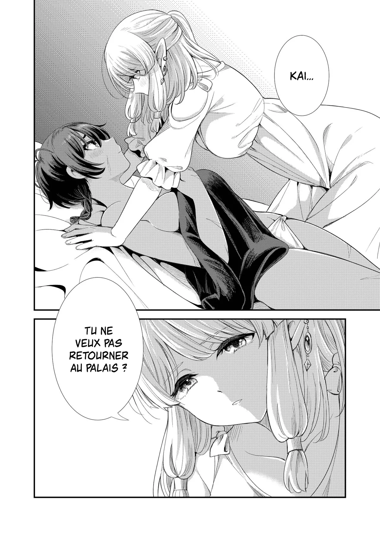 [Burakuradou (Takeshisu)] Tsuki Akari no Yoru ni [French] image number 12