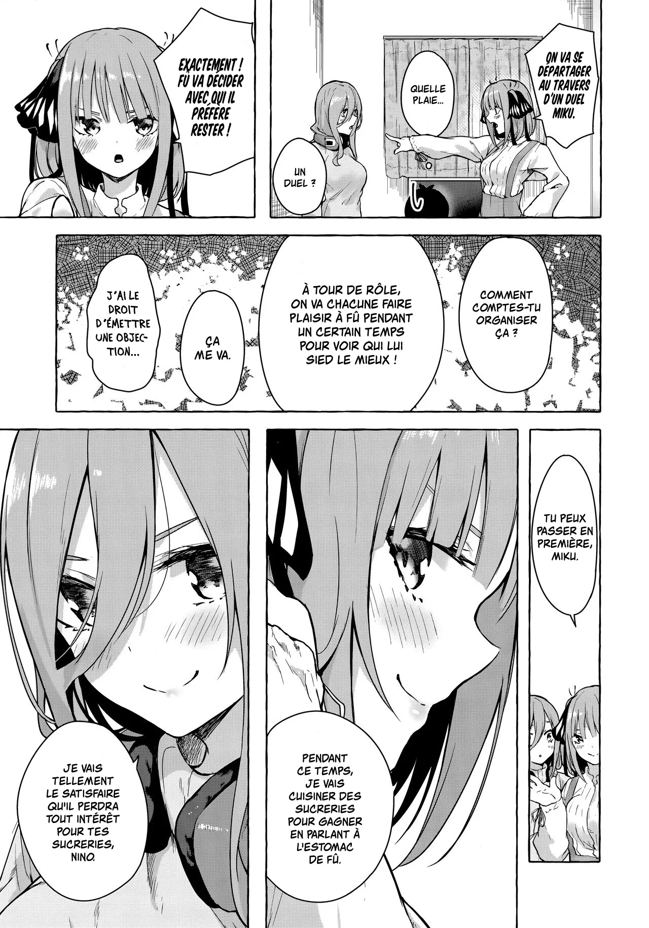 (C99) [Sawaraya Shoten (Sahara Gensei)] Nitoubun de Ii yo ne (Gotoubun no Hanayome) [French] image number 6