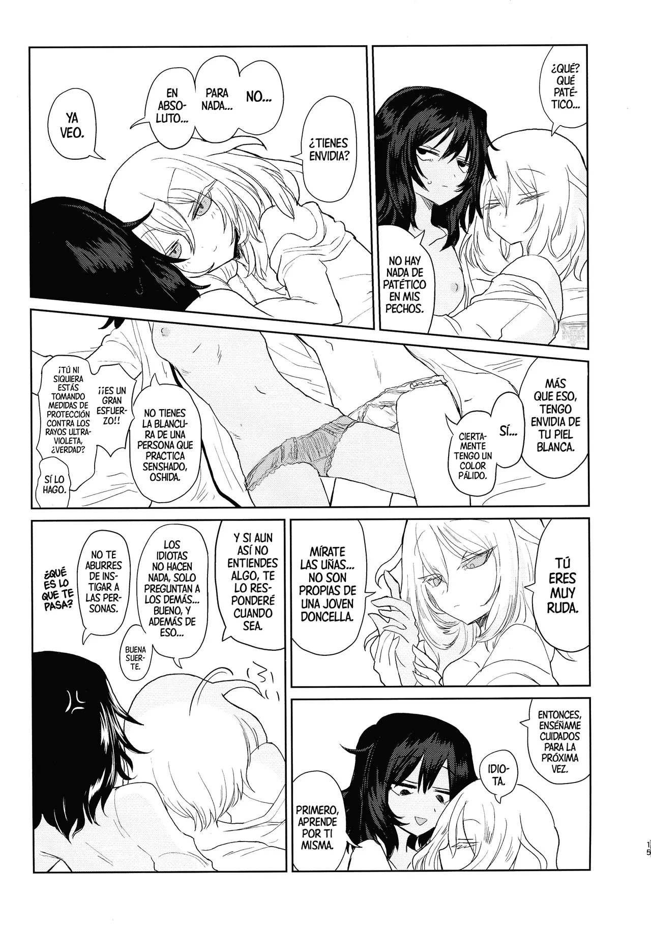 (Otome no Tashinami) [Shadan Katsudoh (Kyuusuikei)] Mikkame no Utakata | La Efimeridad Del Tercer Día (Girls und Panzer) [Spanish] [Mister Nugget] Bildnummer 15