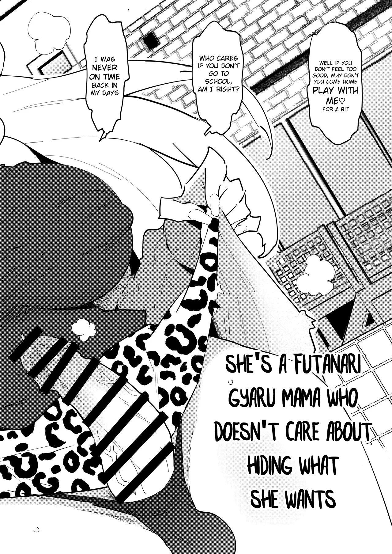 [NOTONE (Asakura Shimoichi)] Futanari Gal Mama wa Yaritagaru. [English] [Digital] 画像番号 3