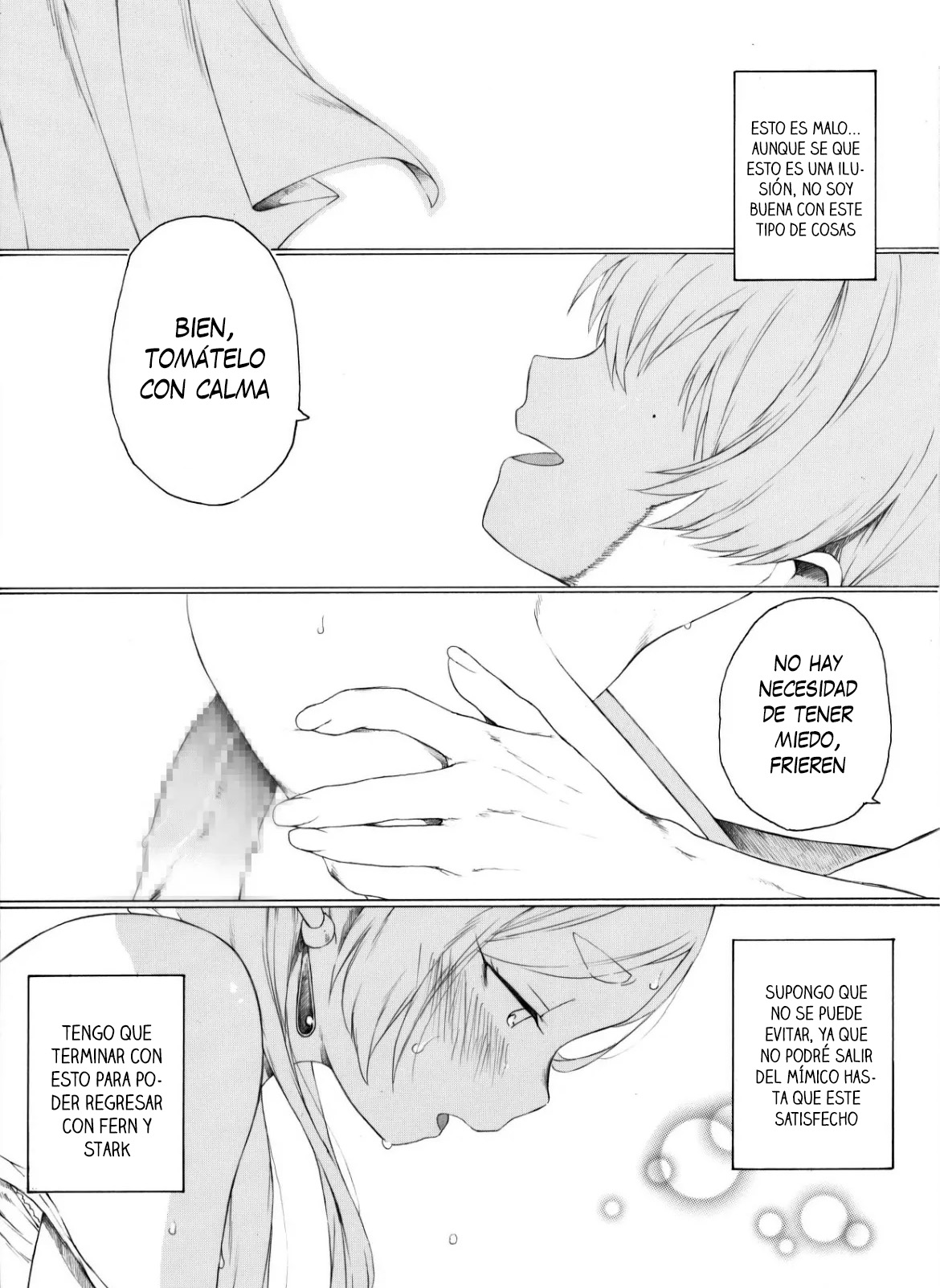 [Itano Chiharu] Igaito Shirarete Inai Mimic no Seitai ni Tsuite - La sorprendente ecología de los mímicos que pocos conocen (Sousou no Frieren) [Español] [Traducciones necesarias] 图片编号 2