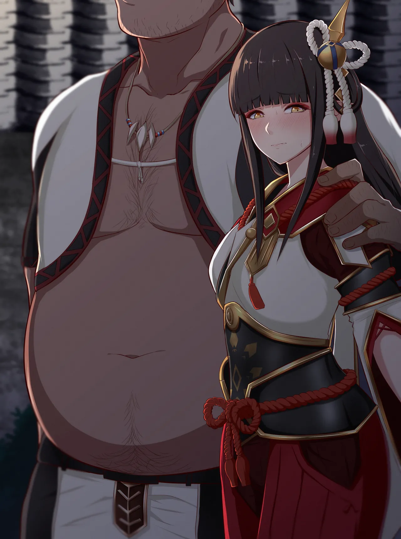 [Eruu] Hinoe ane-sama o sukuu tame ni mizukara no karada o sasageru minoto | Minoto gives up her body to save her sister Hinoe numero di immagine  1